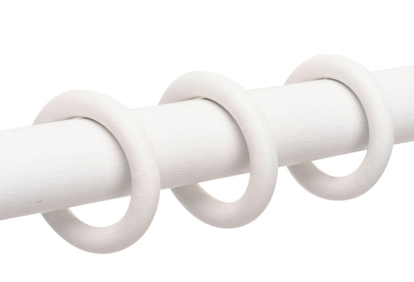 10 argolas INSPIRE D28CM MADEIRA BRANCO LACADO - 2