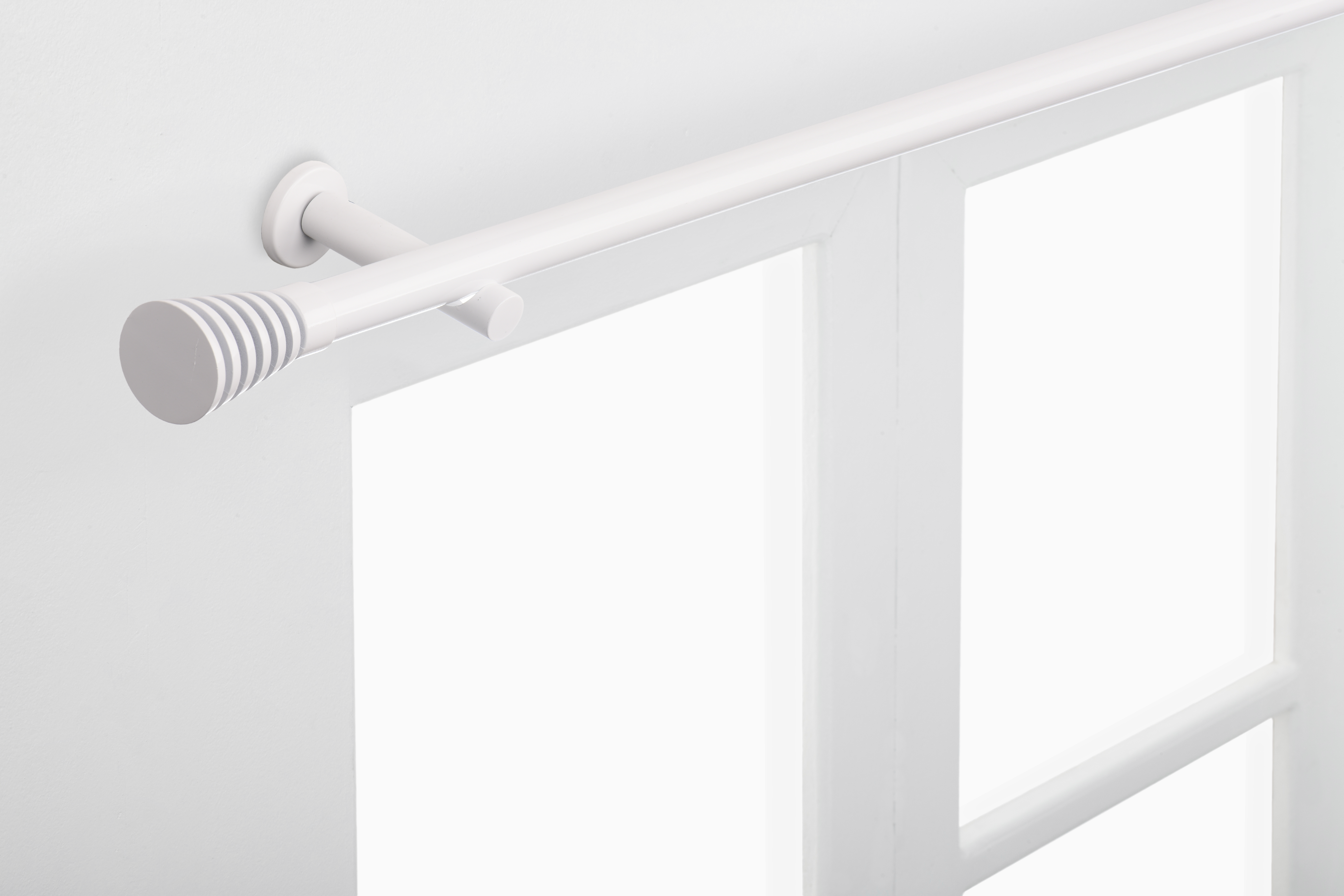 Varão extensível d25/28 cm 120-210 cm branco brilho Inspire - 8