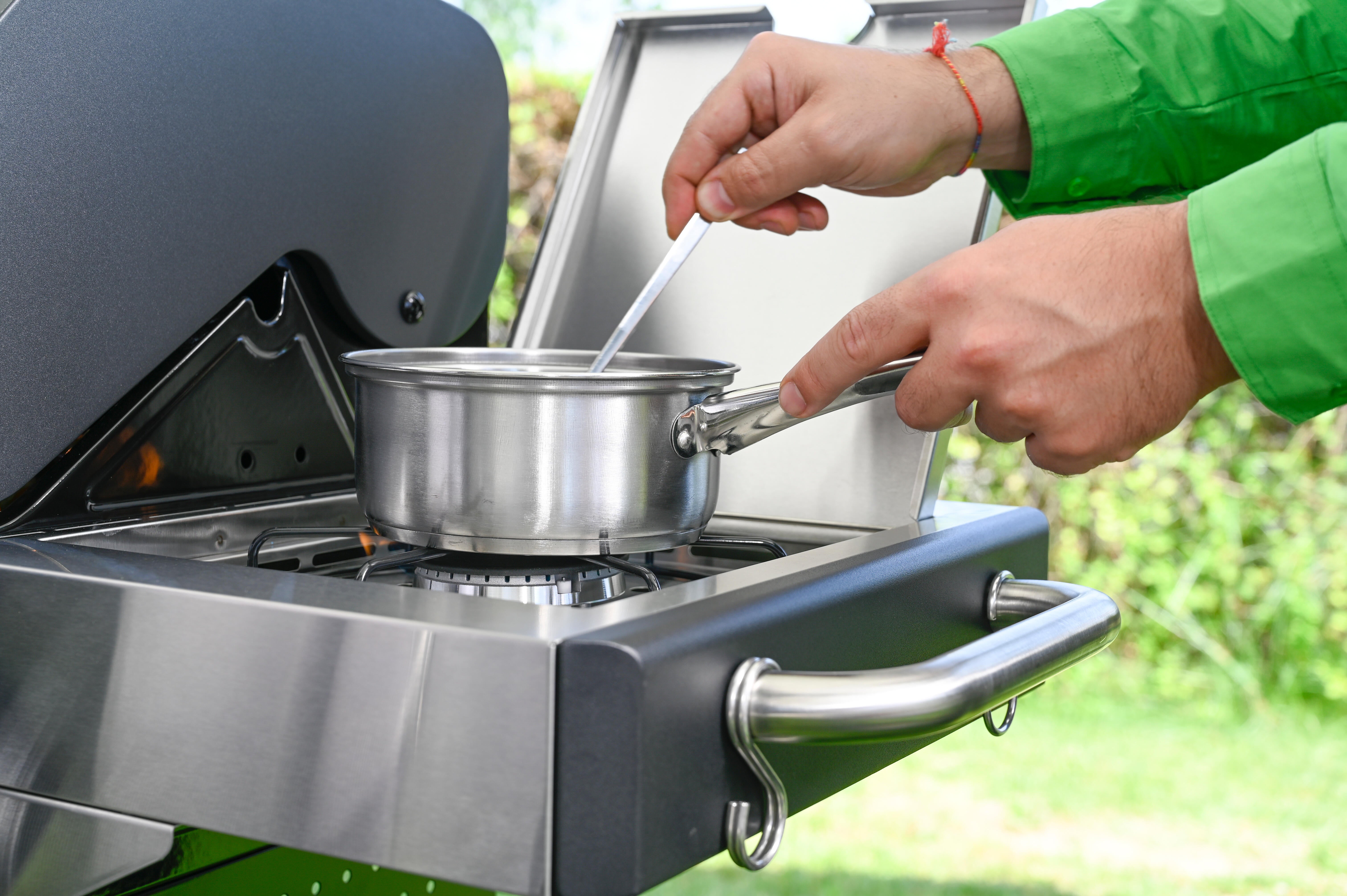 Barbecue a gas NATERIAL Hudson 3 bruciatori + 1 laterale extra - 16