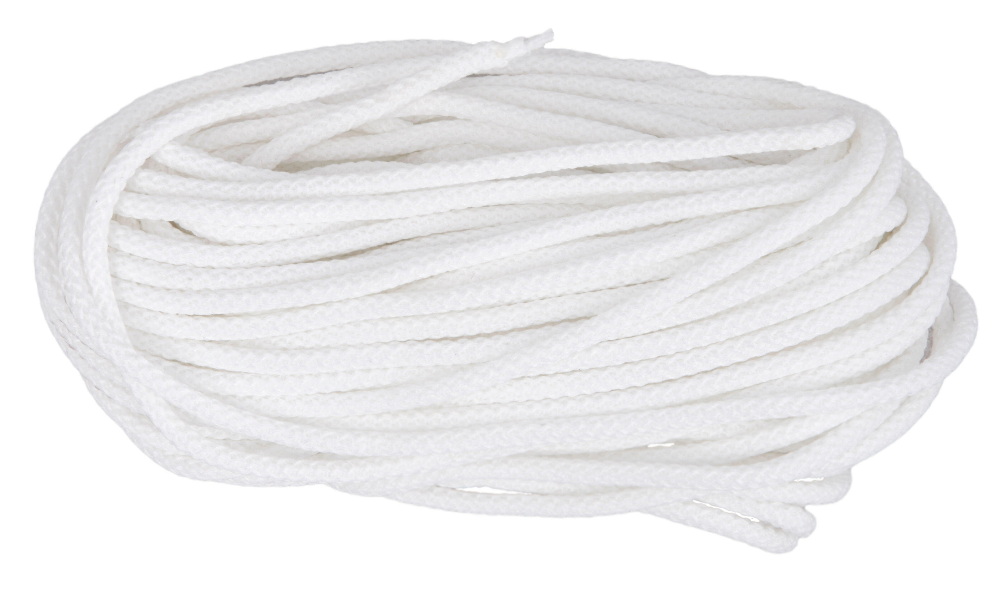 Cuerda riel para riel extensible poliéster blanco 14 m - 2