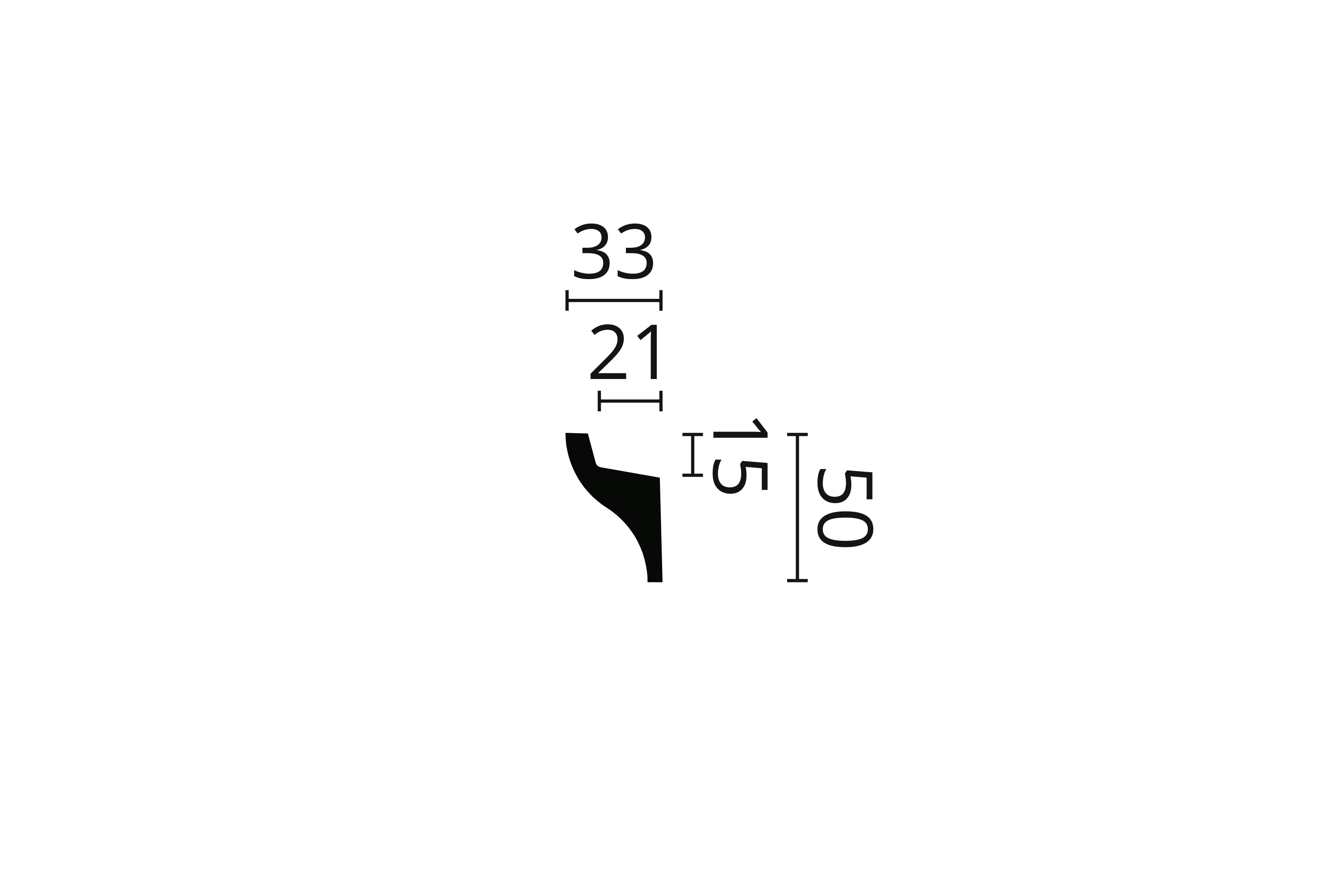Cornisa Luz indirecta HDPS (techo)WALLSTYL®IL3 50X33X2000 mm - 2