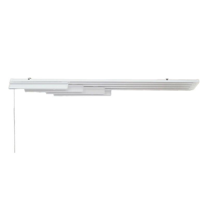 Rail panel japonés 4 vías de aluminio blanco de 191 cm