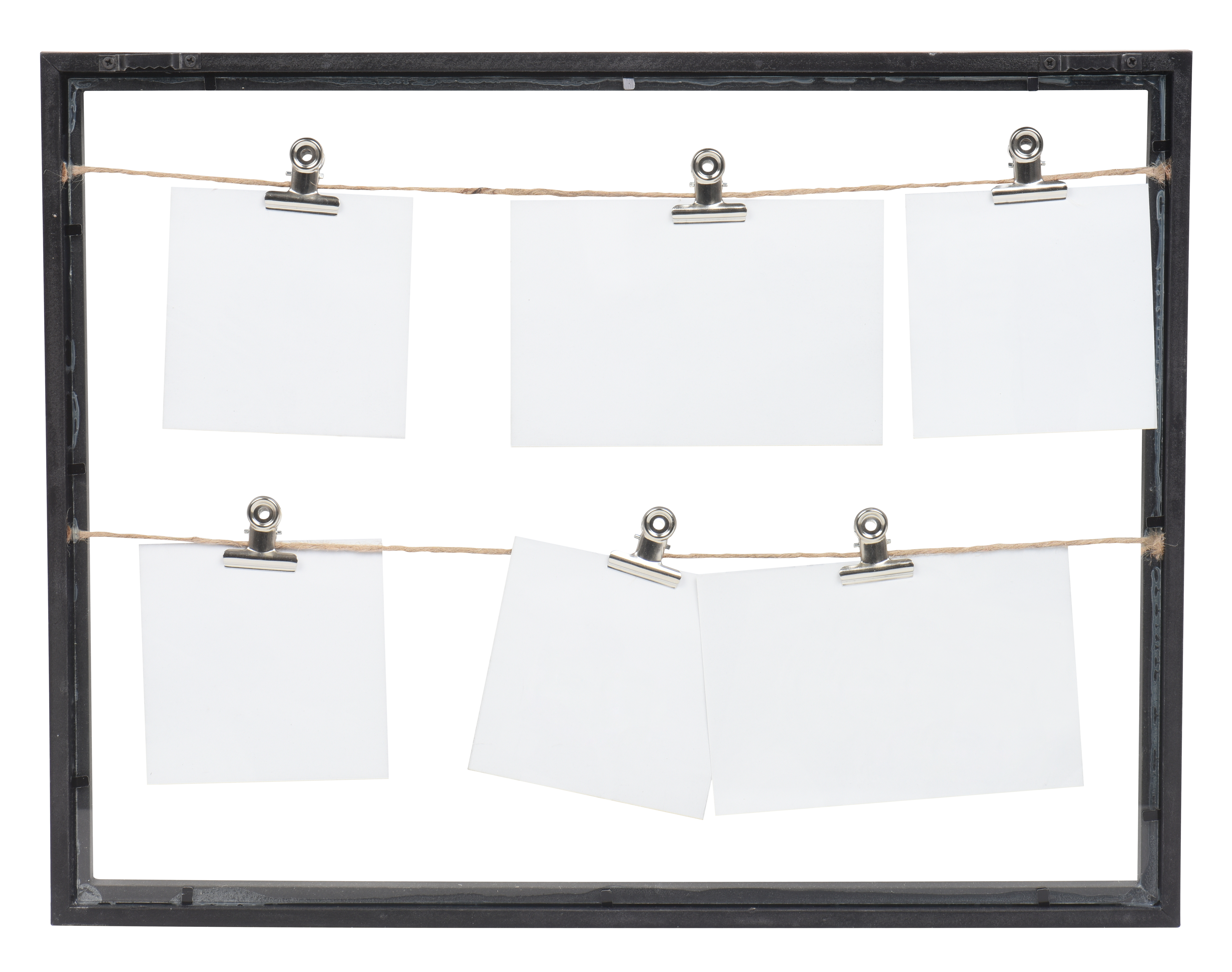 Moldura multifotos CLIPS 45X35CM PRETO - 4