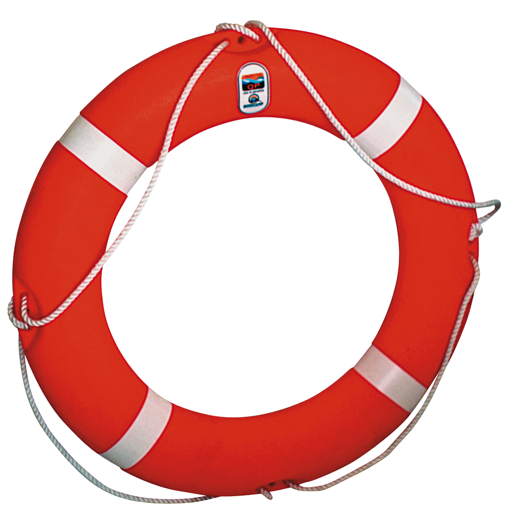 Salvavidas homologado qp de 45 cm ø interior naranja