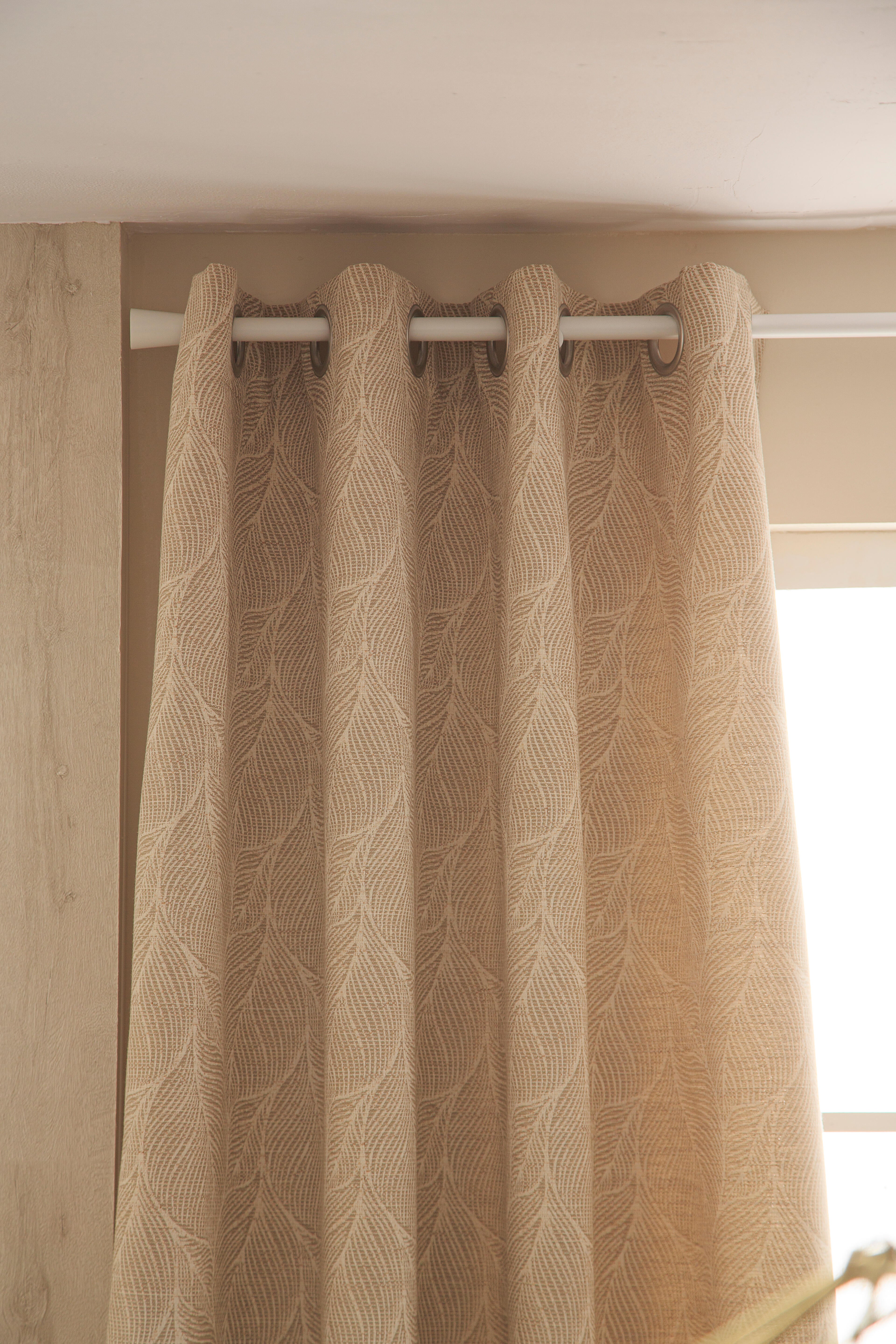 2 terminais para varão de cortina D20mm alumínio easyfix Inspire branco - 5