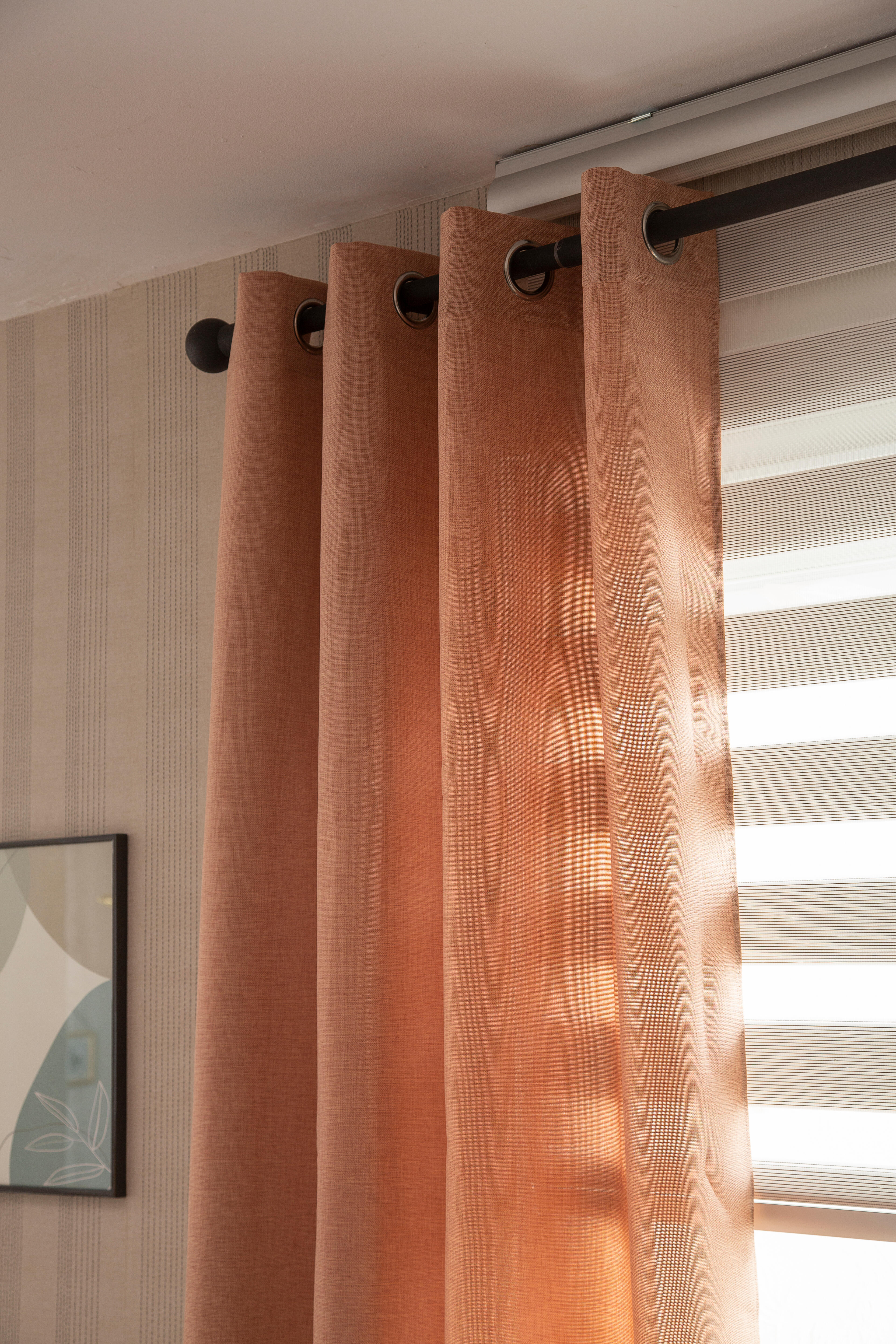 2 terminais para varão de cortina D20mm alumínio easyfix preto Inspire preto - 10