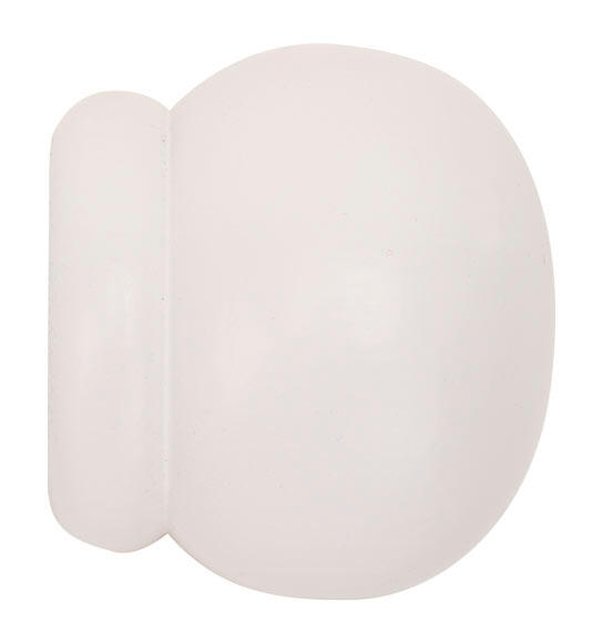 2 terminais para varão branco lacado bola 28 cm Inspire - 2