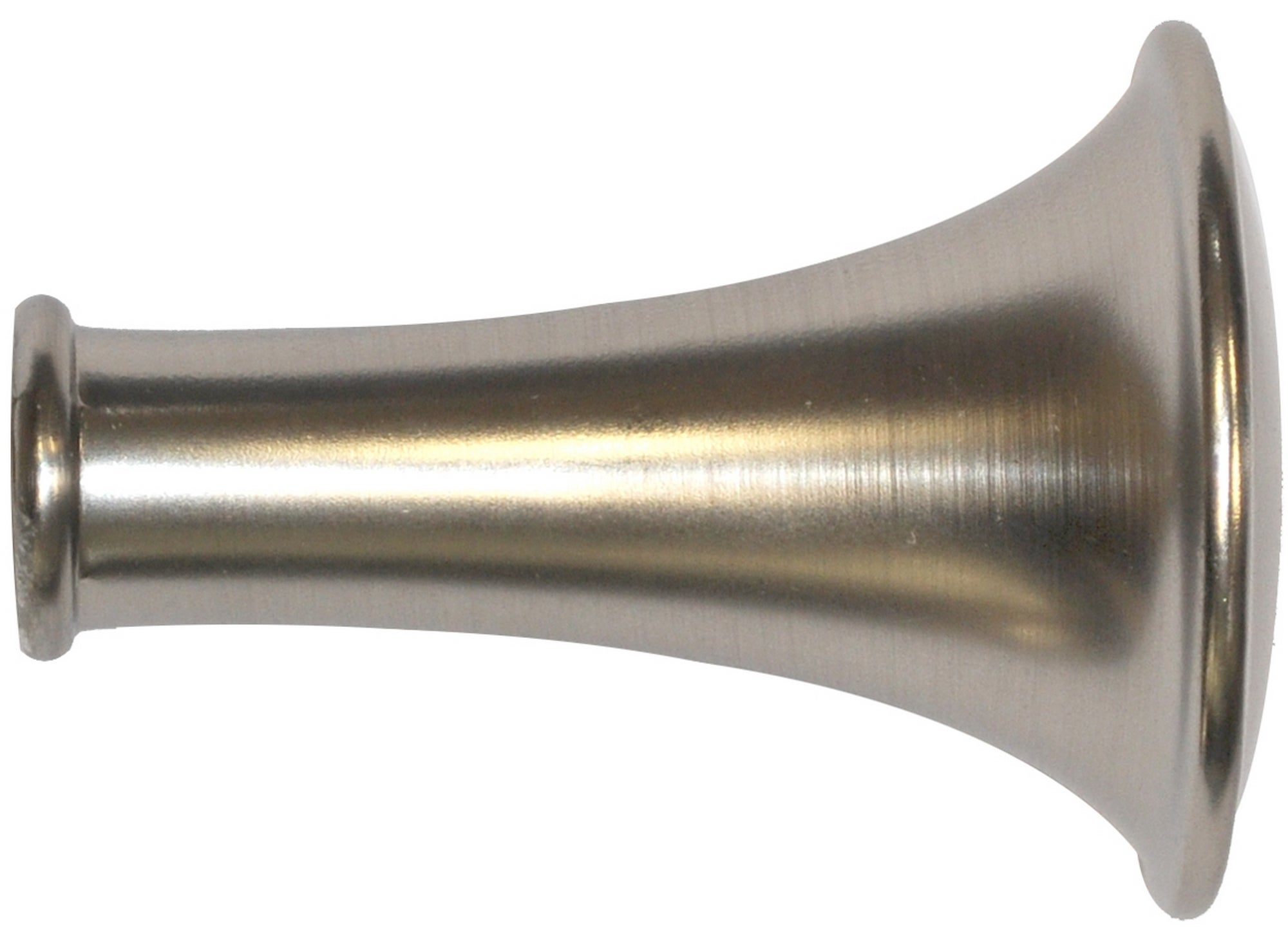 Terminal para barras de cortina d20 cromo mate
