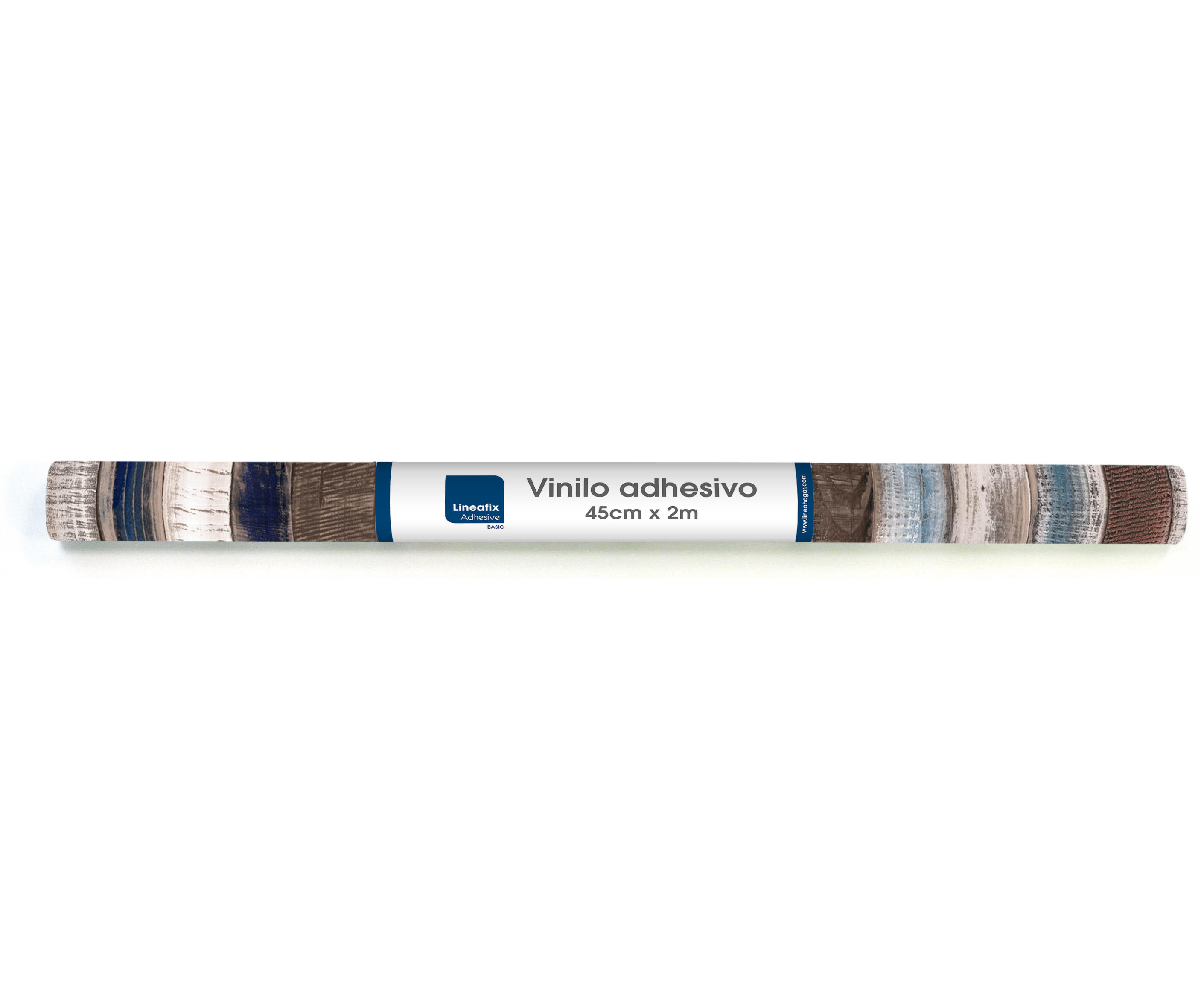 Adhesivo decorativo en rollo PVC Imitación material Tablones Chalky color Marrón mate. De 0.45 x 2 m. Recomendado: para decorar un mueble y un objeto. LHD - 9