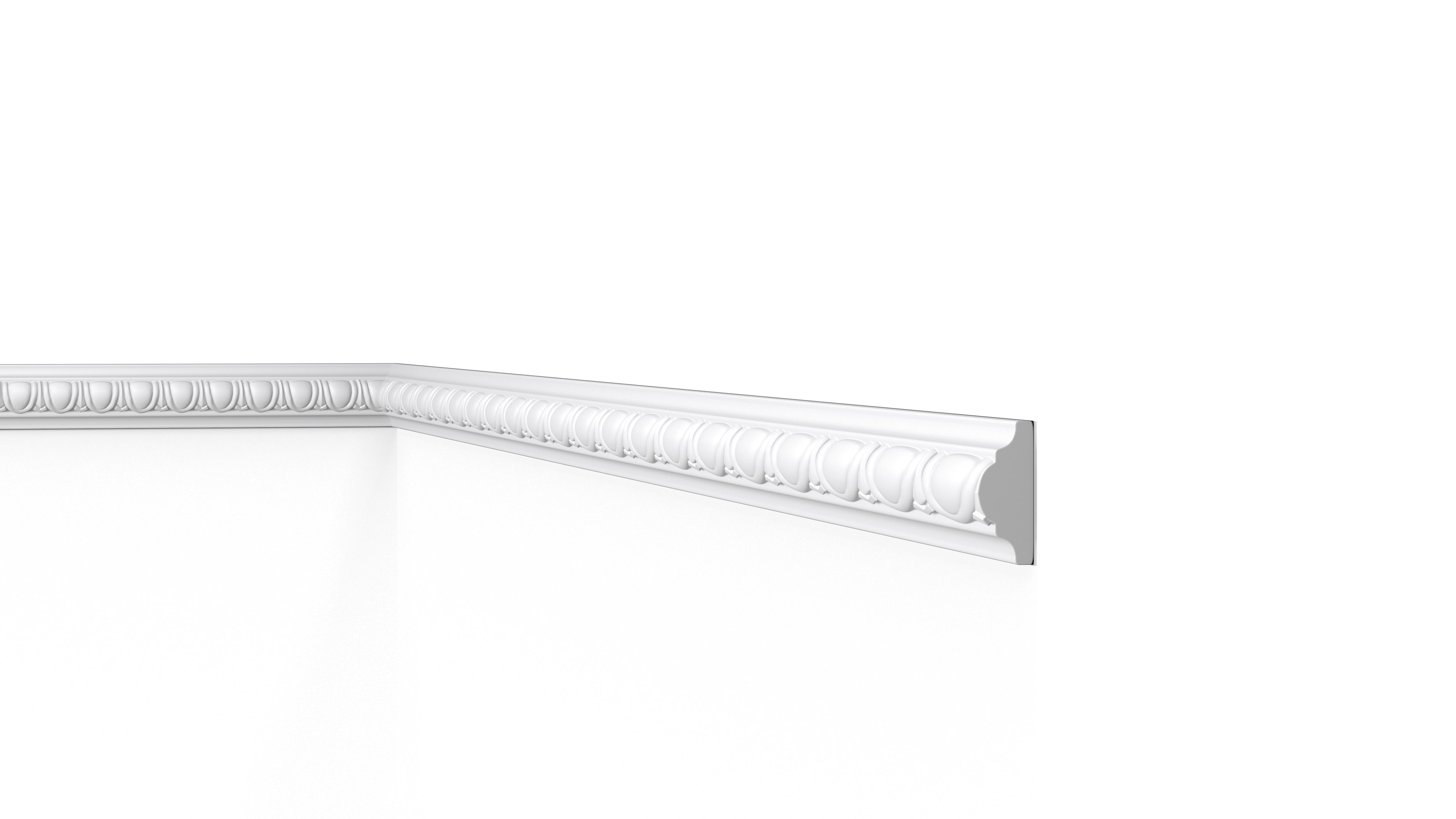 Guardasilla hdps (pared) wallstyl® wo1 38x18x2000 mm