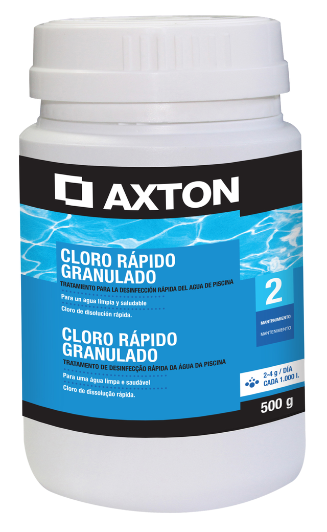 Cloro rápido Axton granulado 2kg