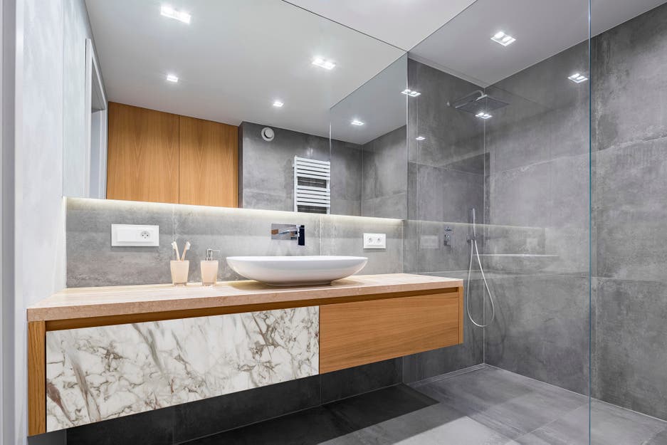 Papel pintado baño