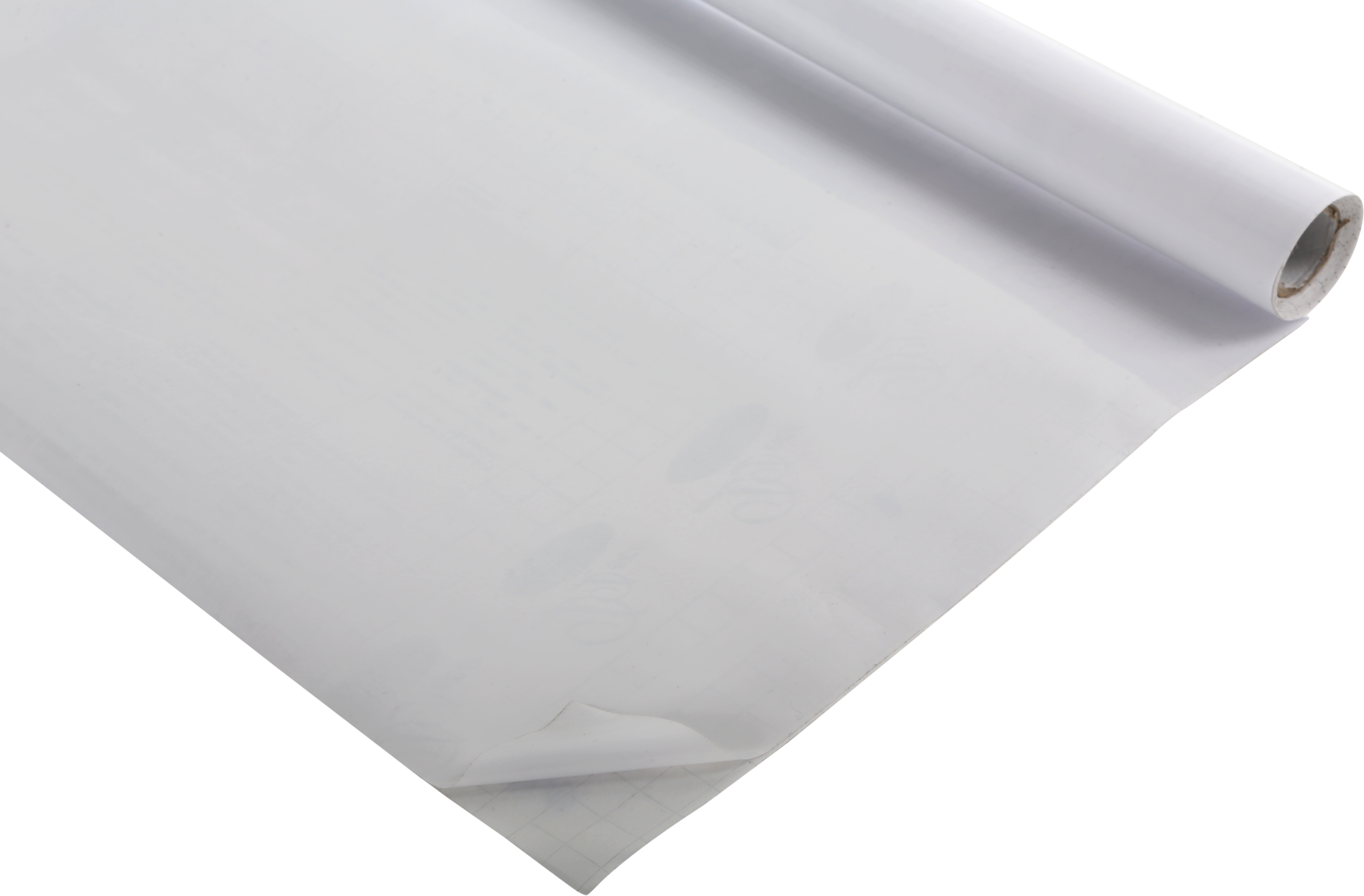Revestimiento adhesivo mural liso blanco  Brillo de 0.45 x 2m - 4