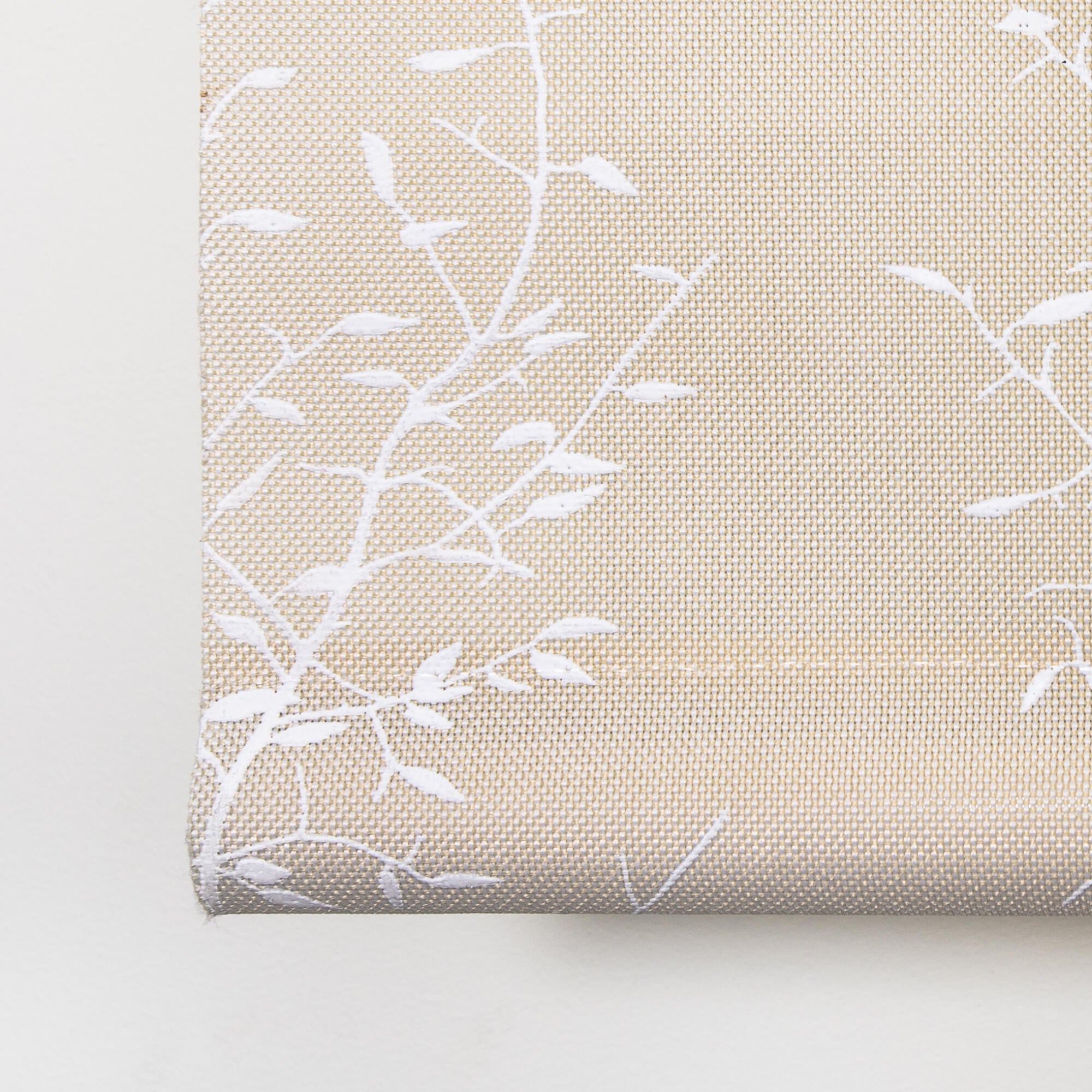 Estor enrollable screen 5% Ramas de 150x250 poliéster planta beige con cadena - 5