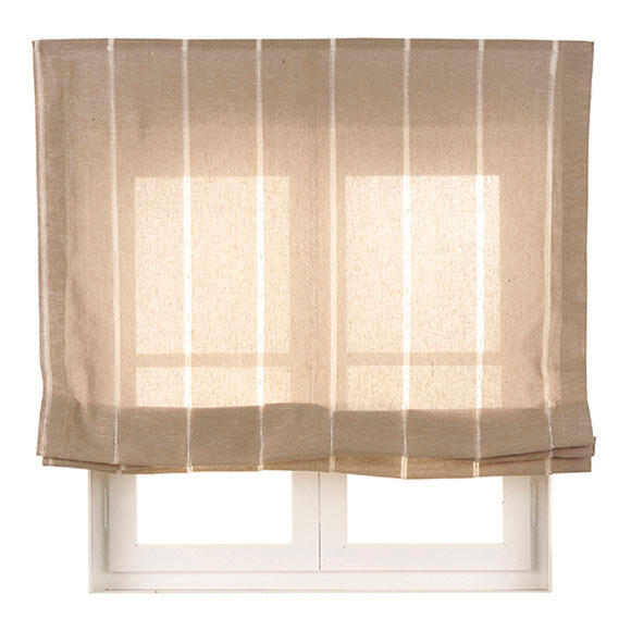 Estor plegable paqueto bolonia beige de 75x175 cm