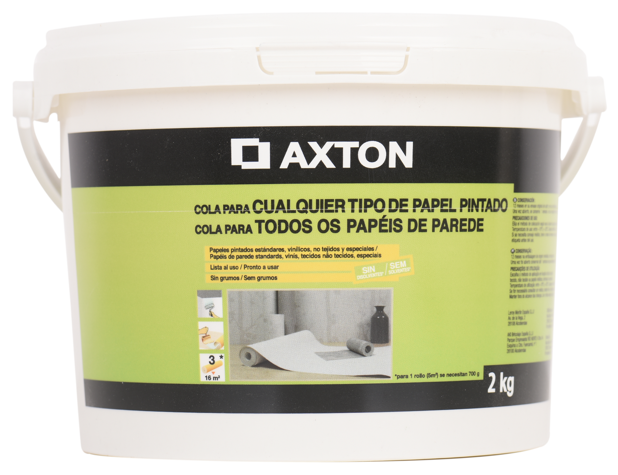 Cola para papel universal axton 2 kg