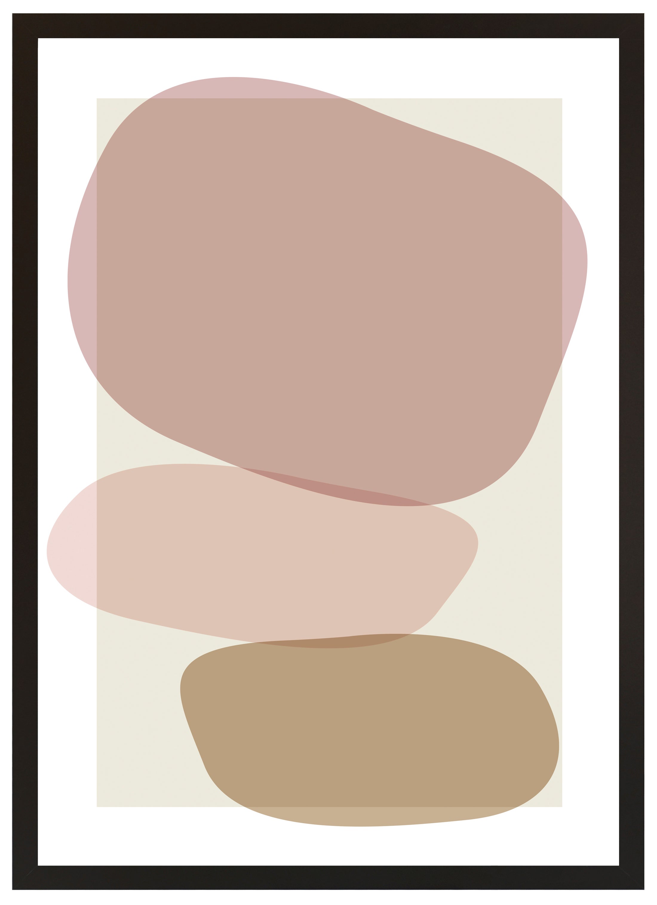 Cuadro pintado con marco stones ii 70 cm x 50 cm