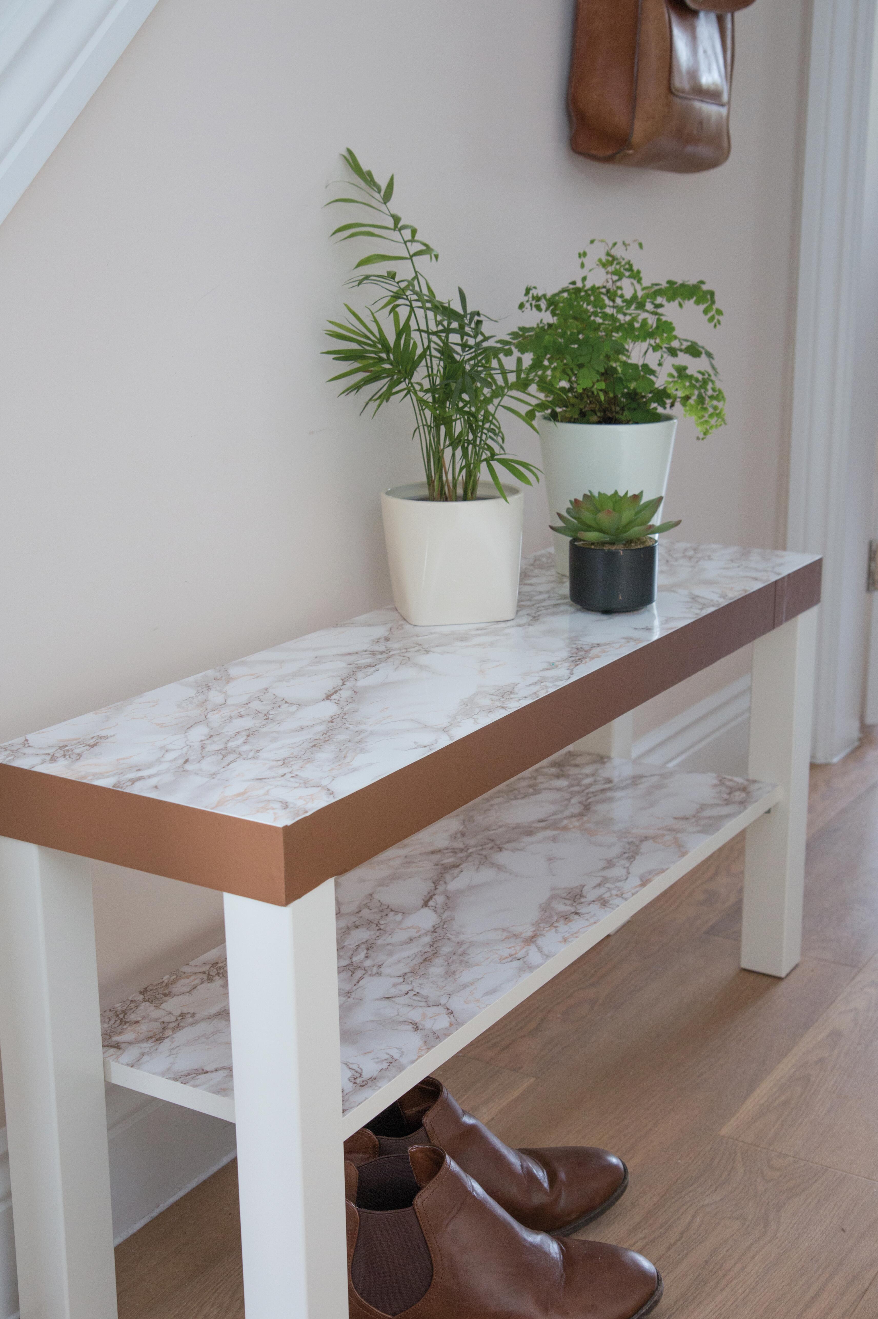 Adhesivo decorativo para muebles imitación mármol beige D-C-FIX de 0.675 x 2m - 2