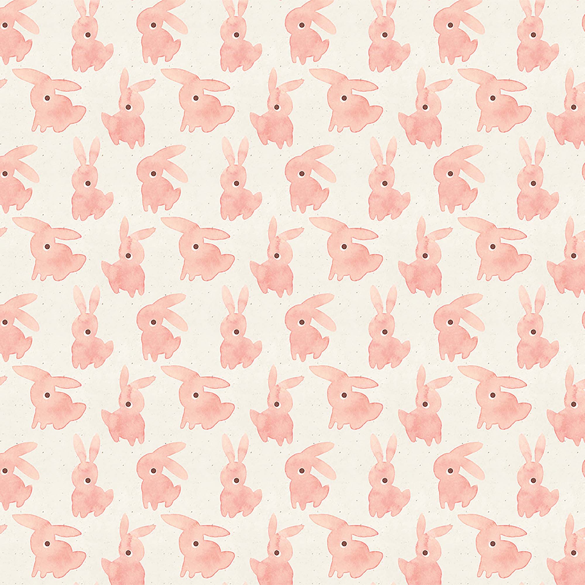 Revestimiento adhesivo mural rosa conejitos de 1 x 2m