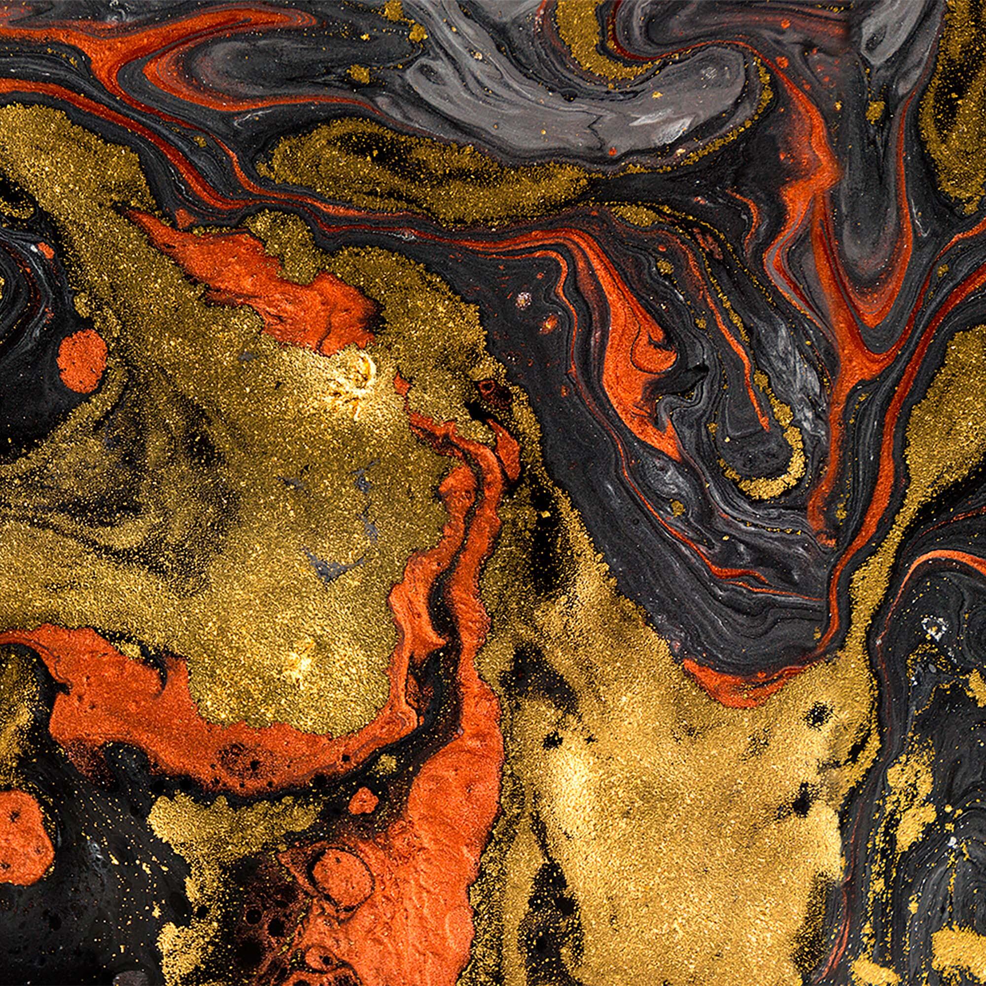 Revestimiento adhesivo mural naranja / cobre fireball de1 x 2m
