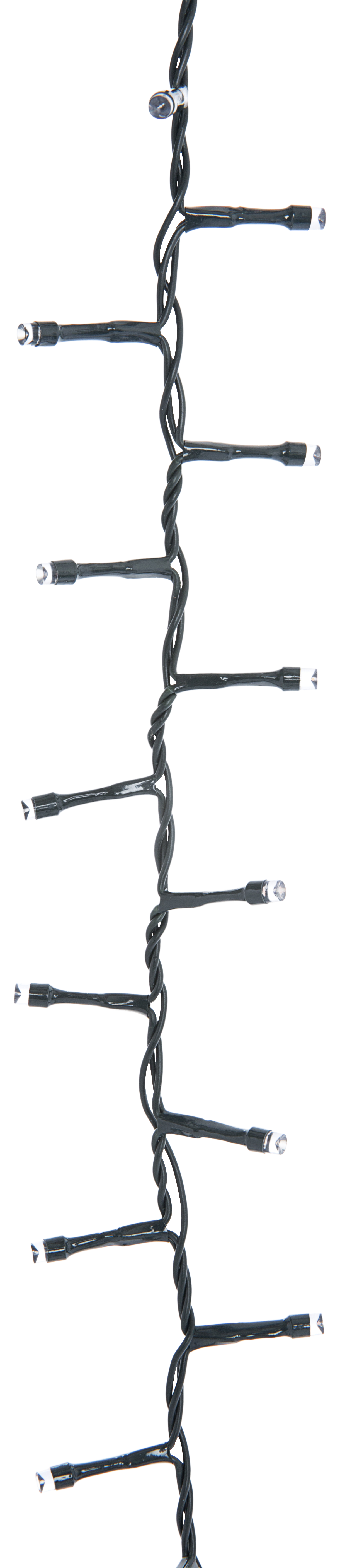 Guirnalda iluminada para árbol de 180 cm con 500 bombillas LED multicolor de 16.00 metros de iluminación para exterior con transformador - 10