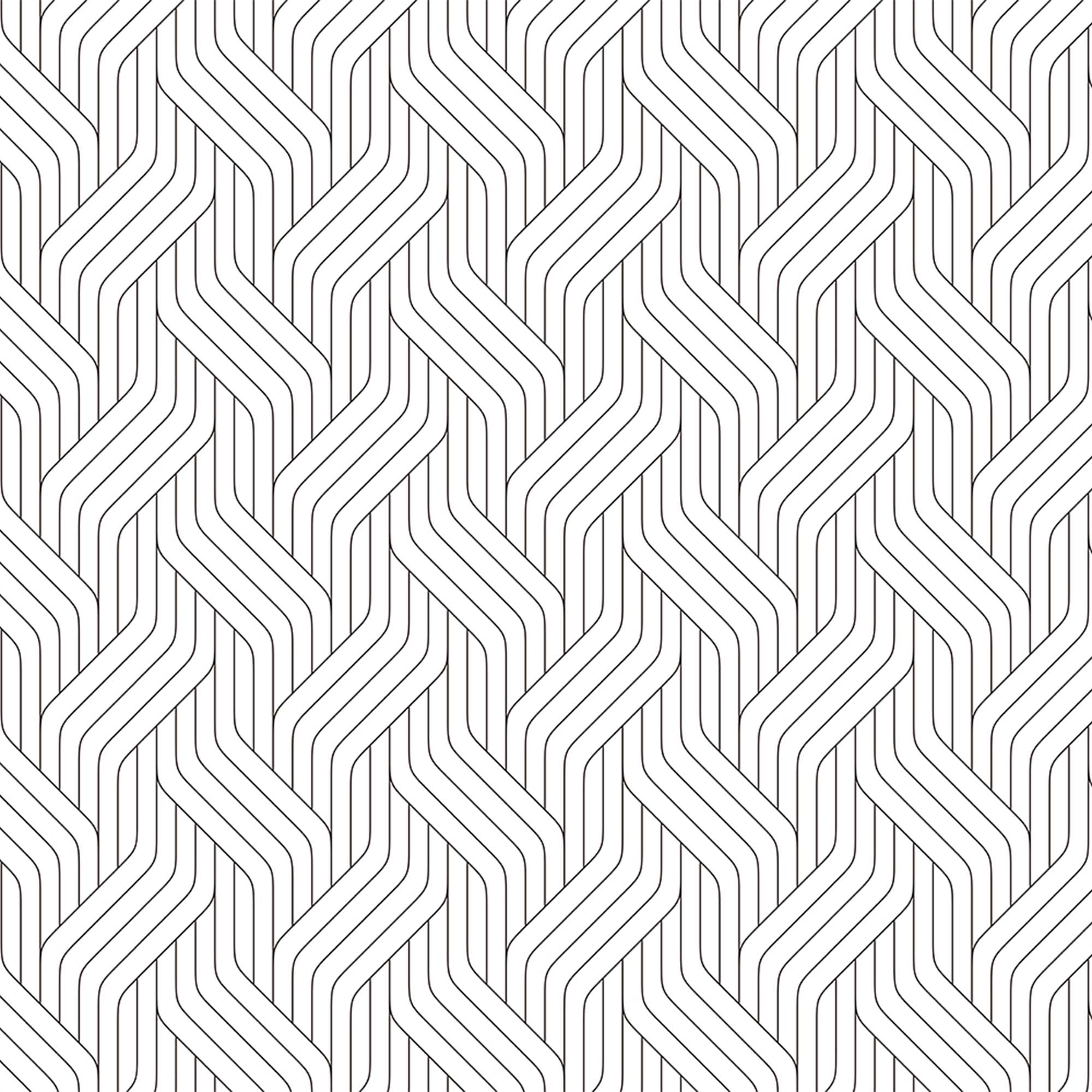 Revestimiento adhesivo mural blanco ondas de 1 x 2m