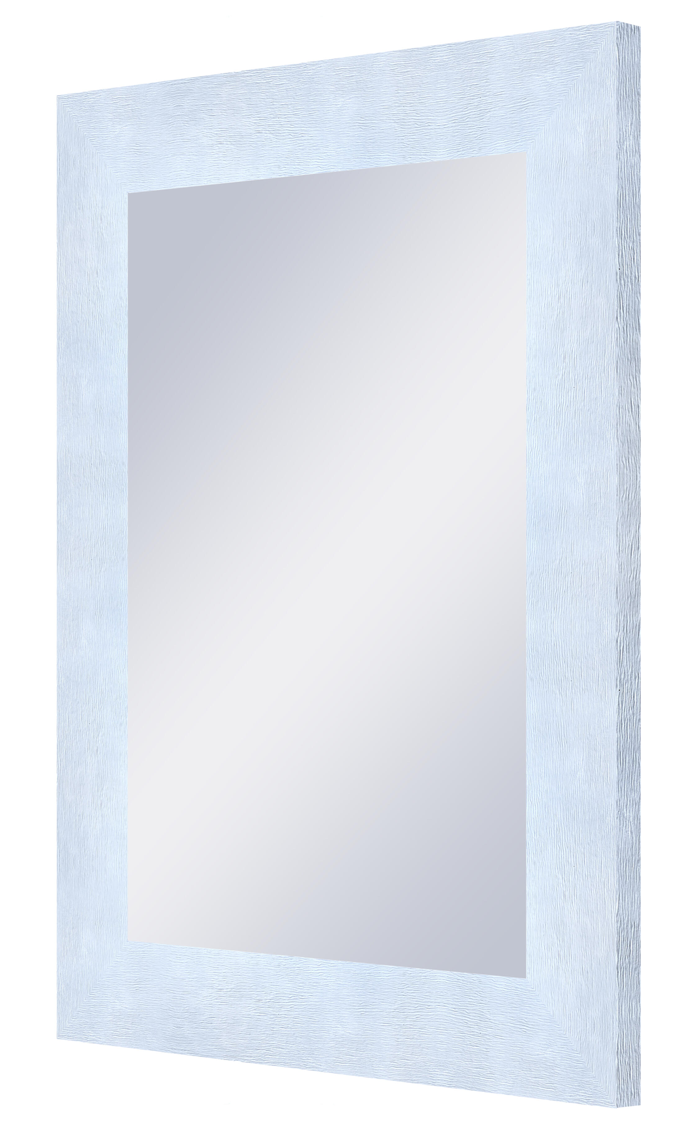 Espejo enmarcado rectangular toscana blanco 70 x50 cm