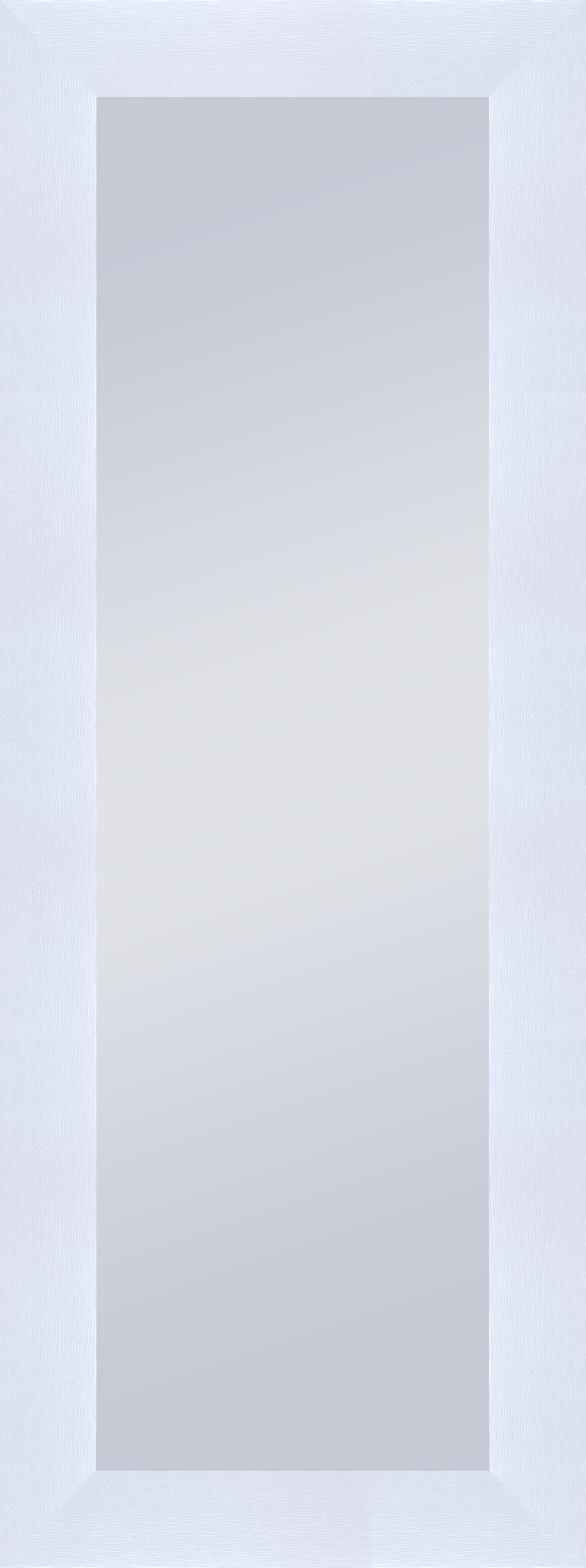 Espejo enmarcado rectangular toscana blanco 60 x160 cm