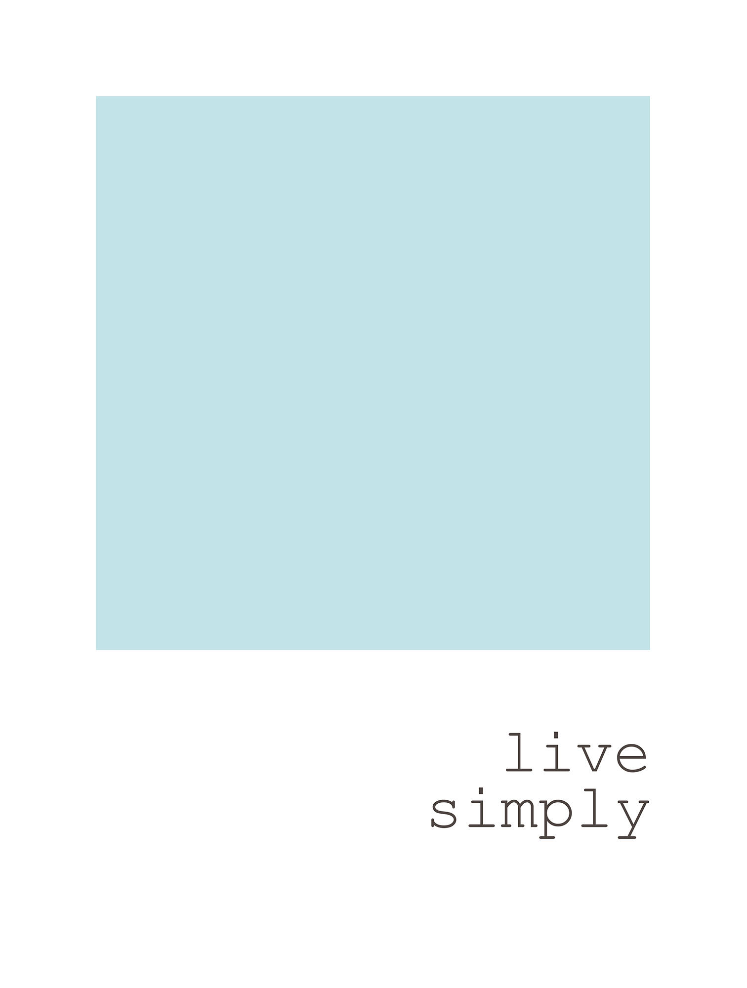 2 Imagens 30x40 cm live simply multicor - 2