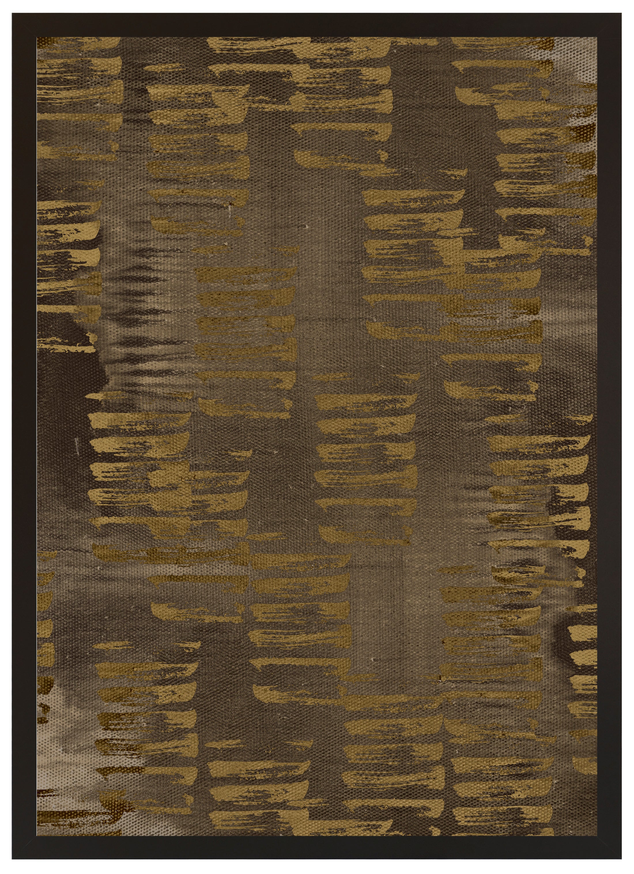 Cuadro pintado con marco tierras abstract 70 cm x 50 cm