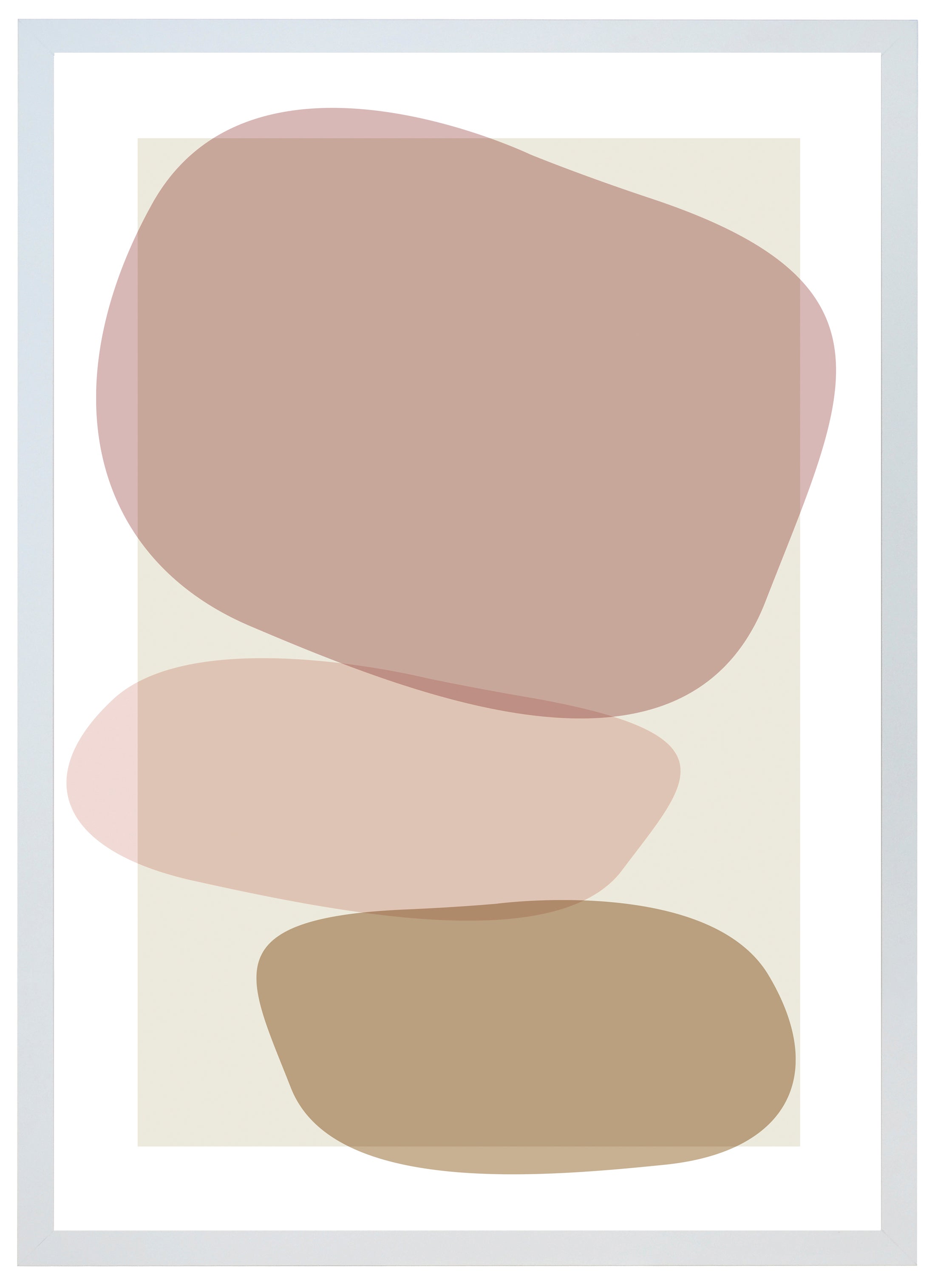 Cuadro pintado con marco stones ii 70 cm x 50 cm