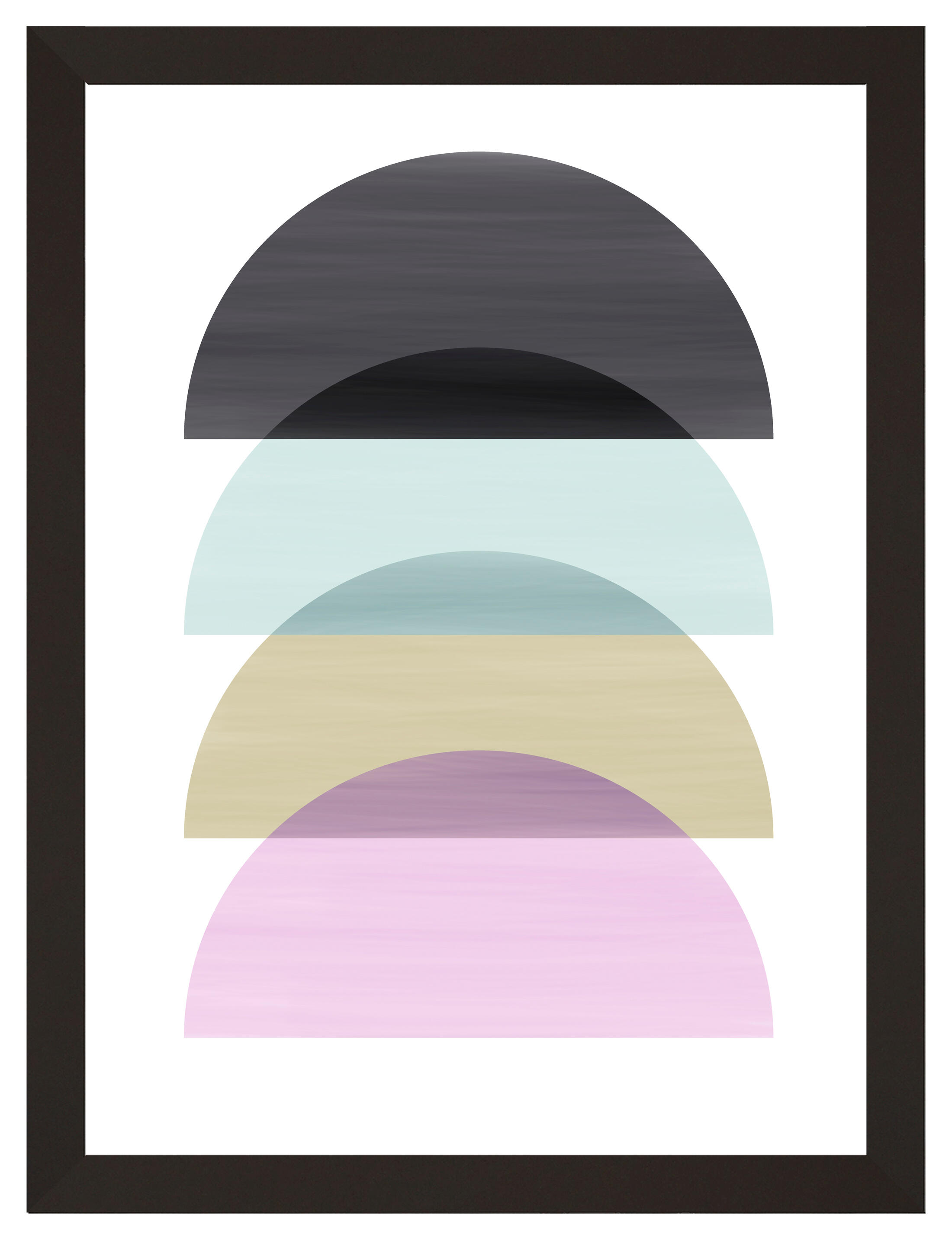 Cuadro pintado con marco half 30 cm x 40 cm