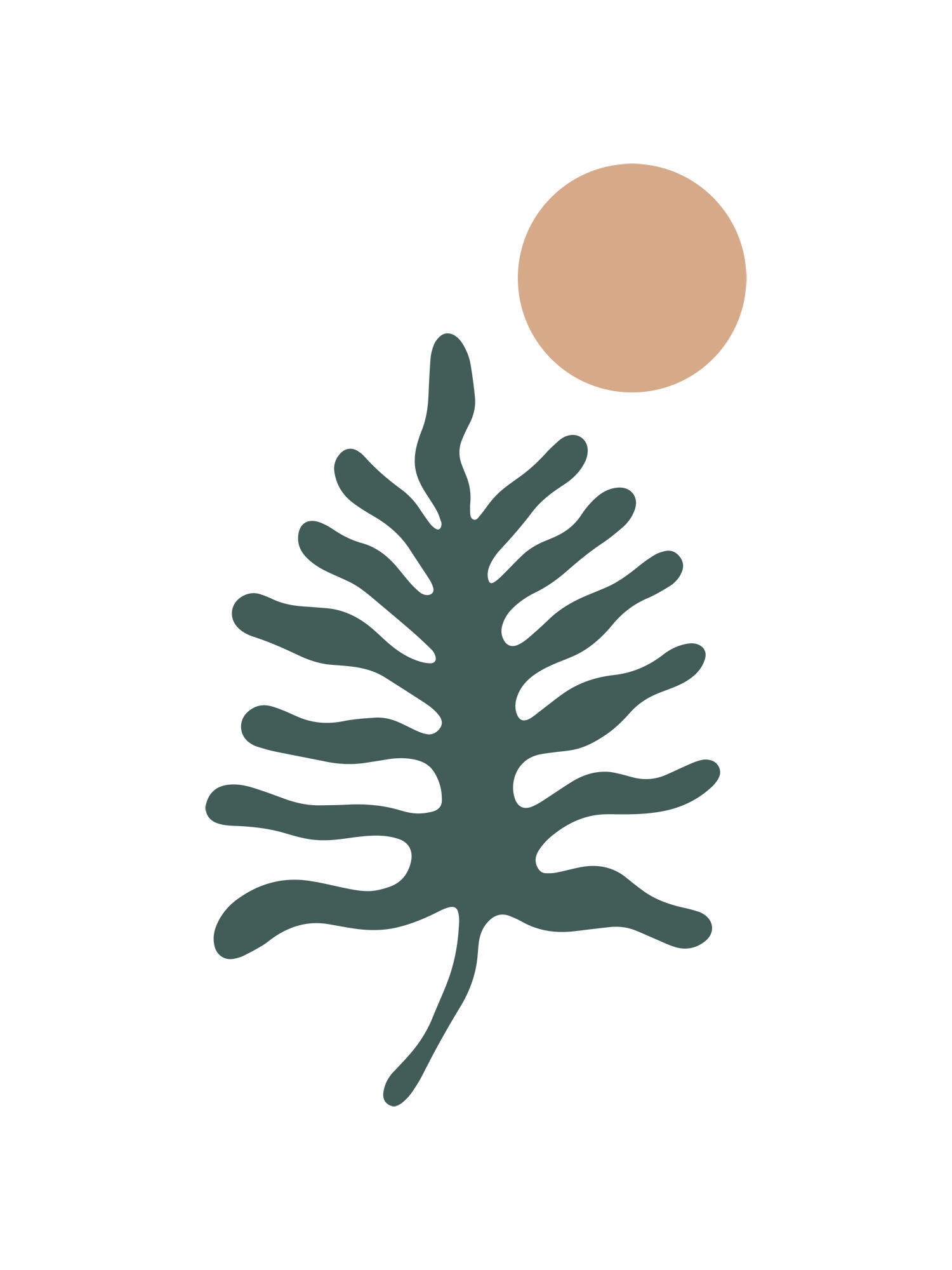 Set 3 láminas Calma 40 x 30 cm - 5