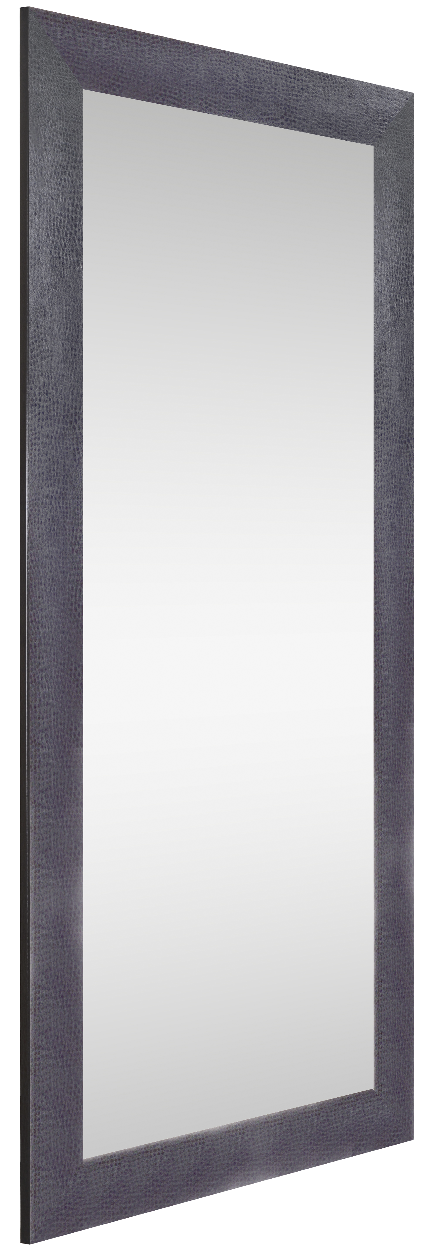 Espejo enmarcado rectangular xxl toscana mdf negro mate de 90 x 190 cm