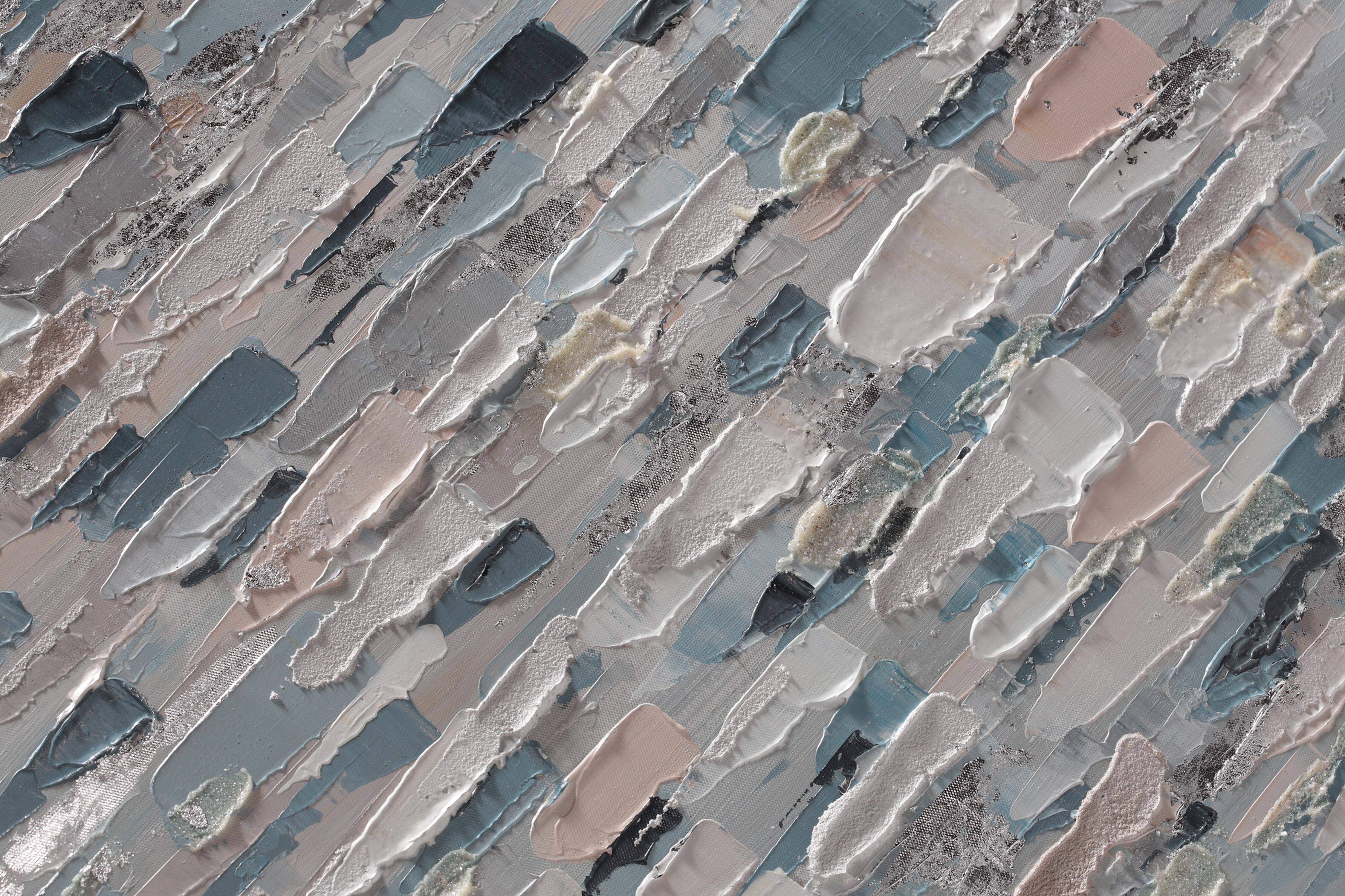 Tela pintura original ABSTRATO 100X100CM - 3