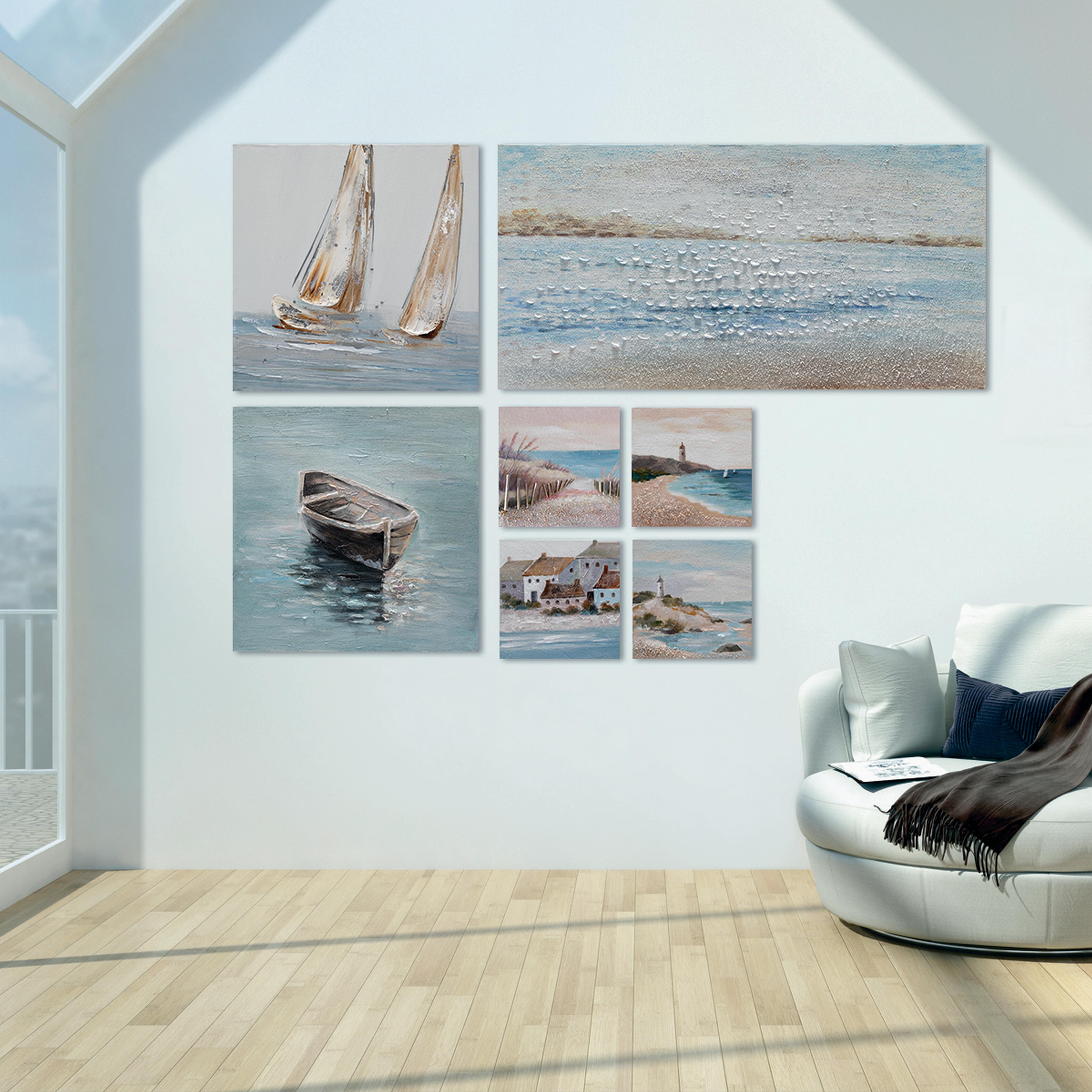 Tela pintada original 30 x 30 cm MAR3 - 3