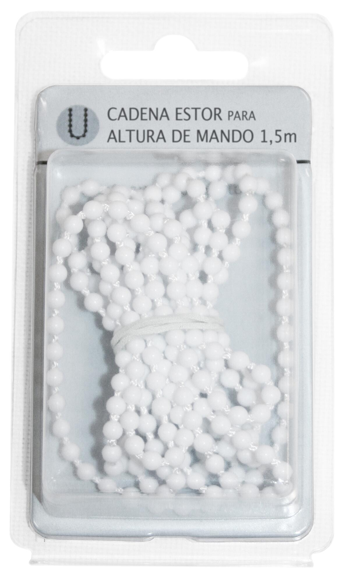 Cadena blanca 3 m para estor enrollable