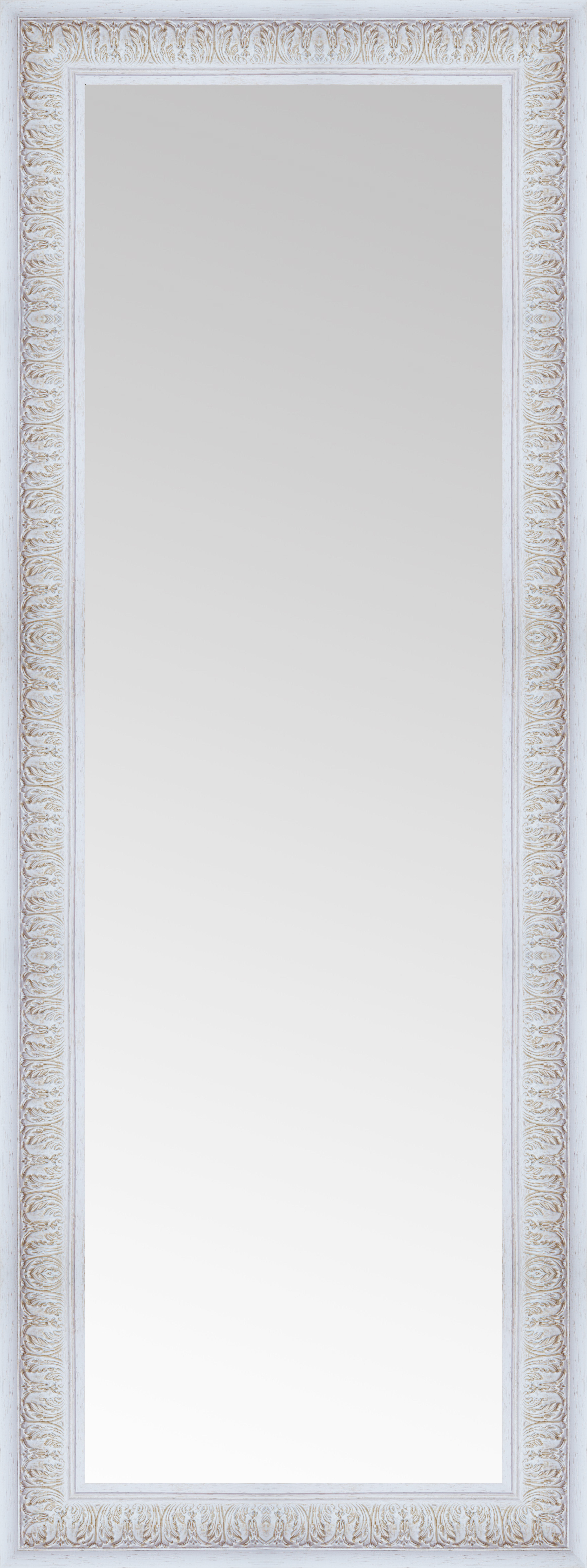 Espejo enmarcado rectangular inca blanco 59 x149 cm