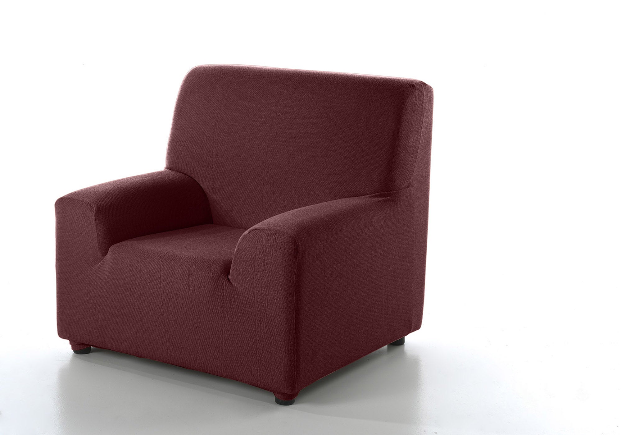 Funda sofá elástica enzo granate 1 plaza