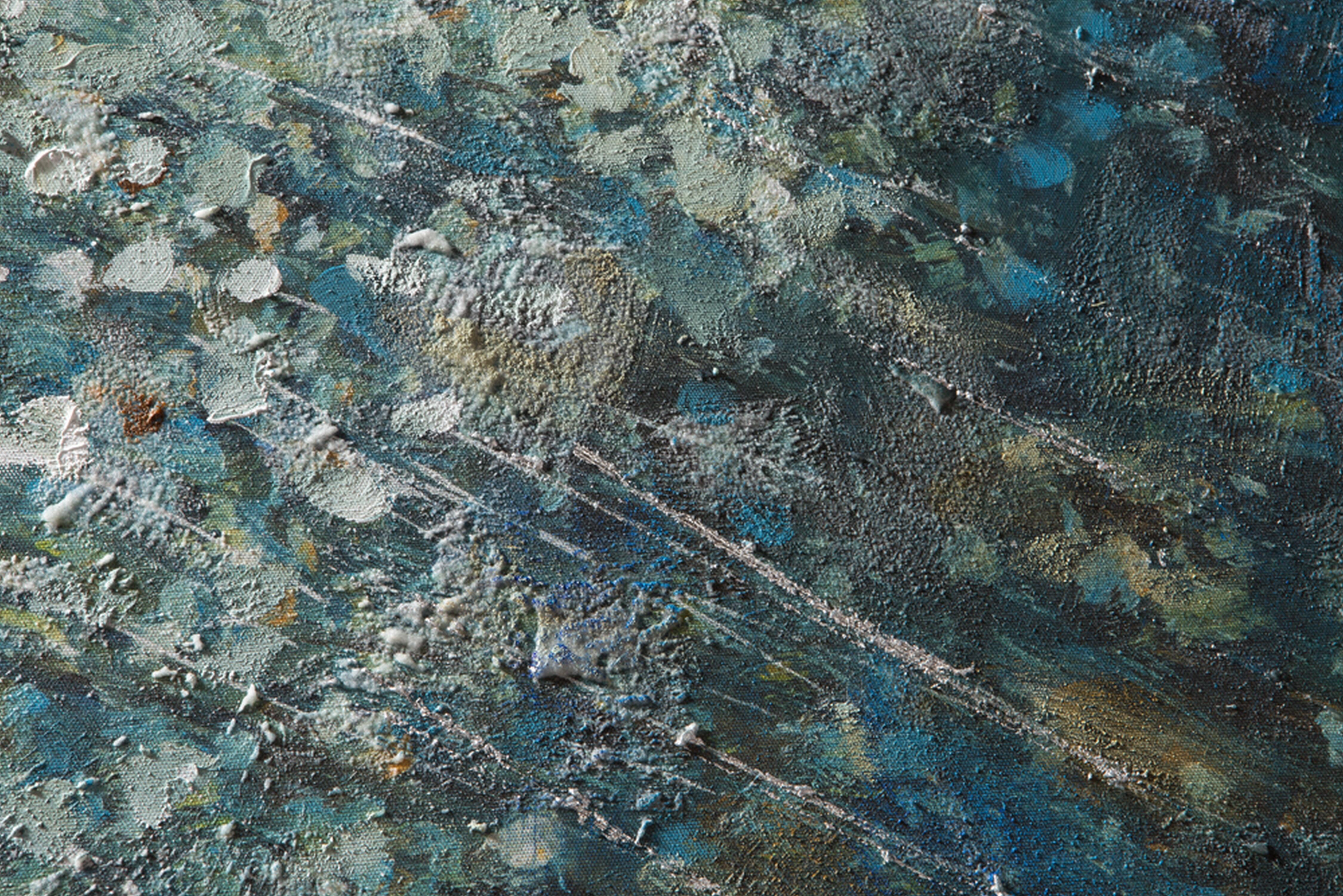 Tela pintada original 90 x 120 cm BOSQUE - 3