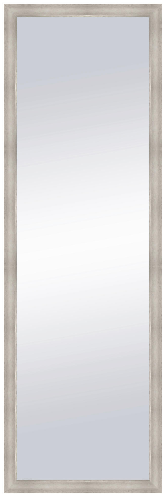 Espejo enmarcado rectangular zoe plata plata 48 x148 cm