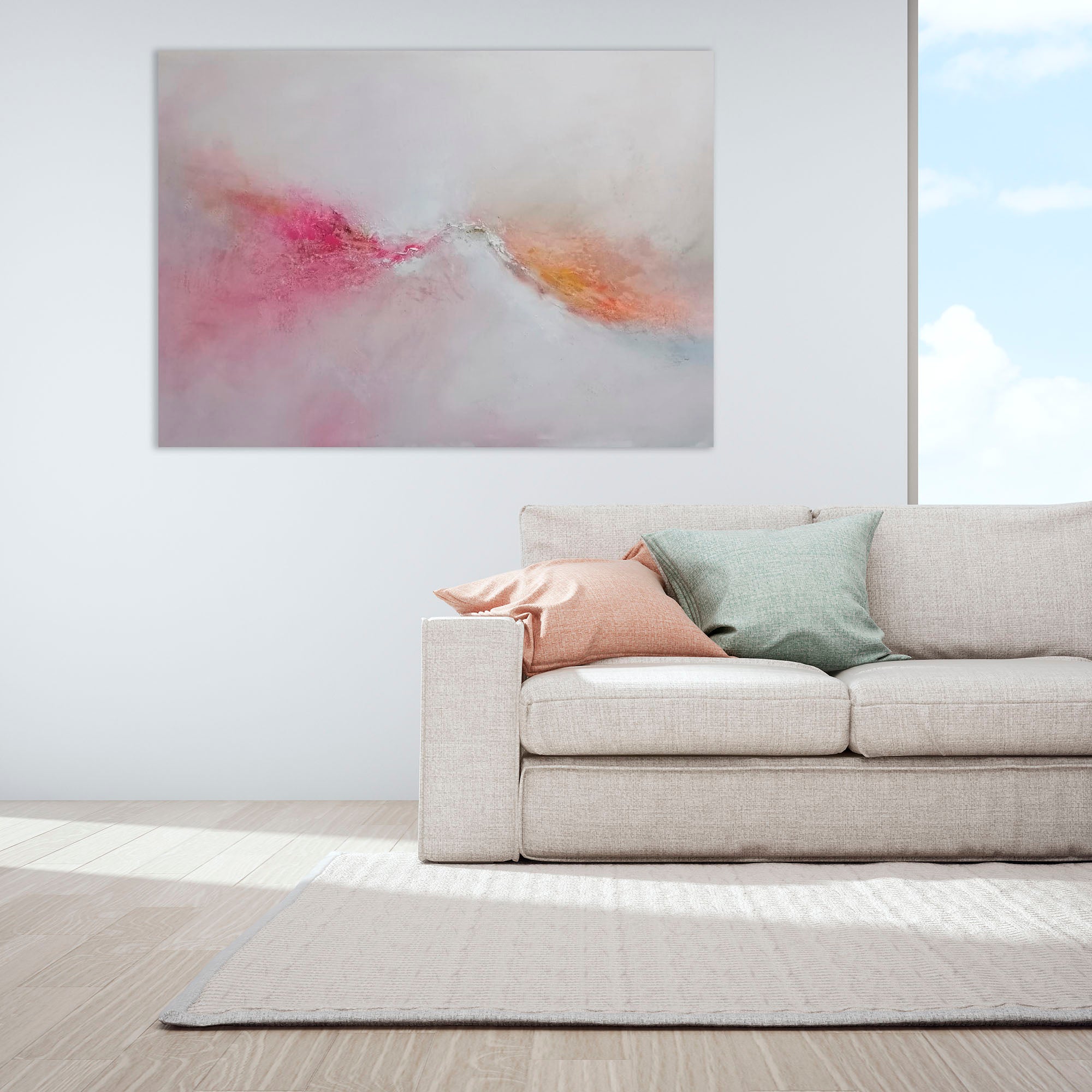 Cuadro original pintado a mano cástor 140 cm x 100 cm