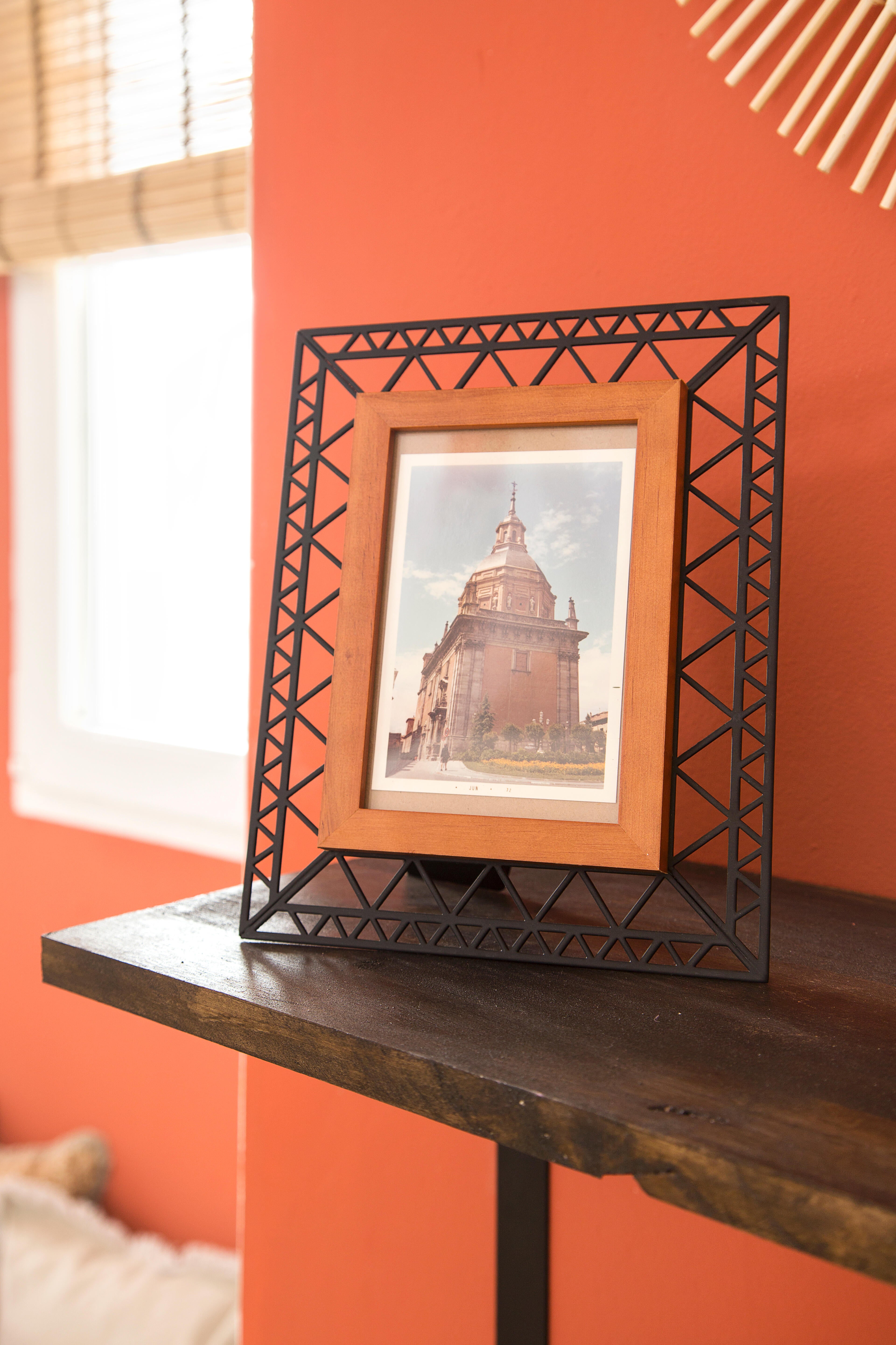 Cornice 10x15 cm in legno marrone lucido per foto INSPIRE Manam - 9