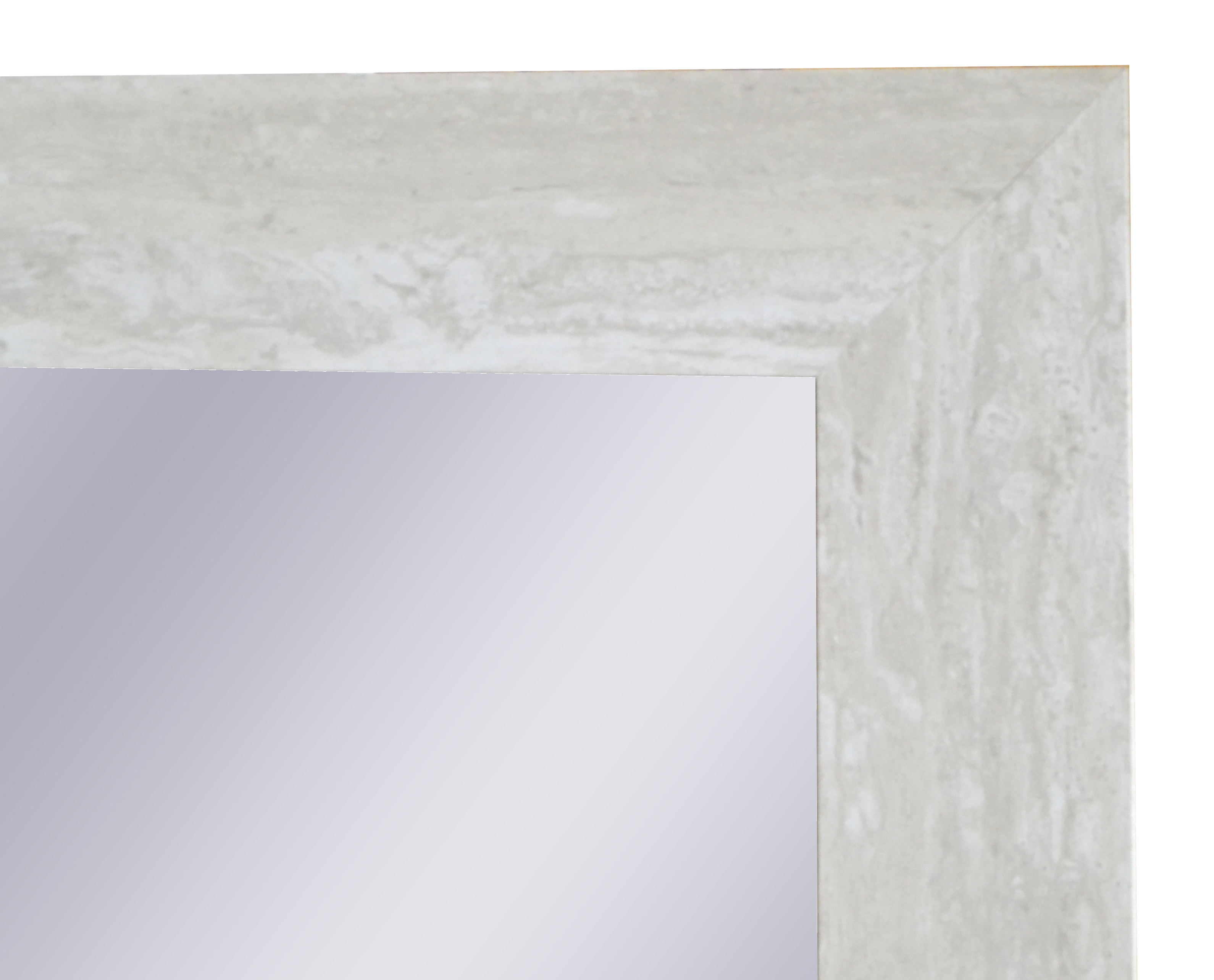 Espejo enmarcado de pared o suelo rectangular Travertino MDF gris mate GAD GONZALEZ ARTE Y DECORACIÓN de 58x140 cm - 4