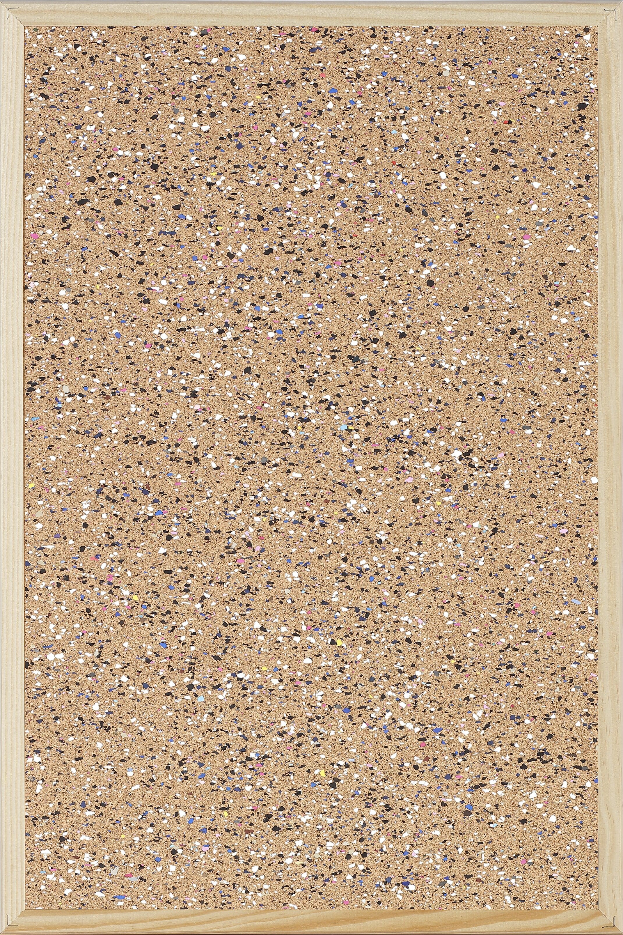 Pizarra con moldura de 40 x 60 cm multicolor