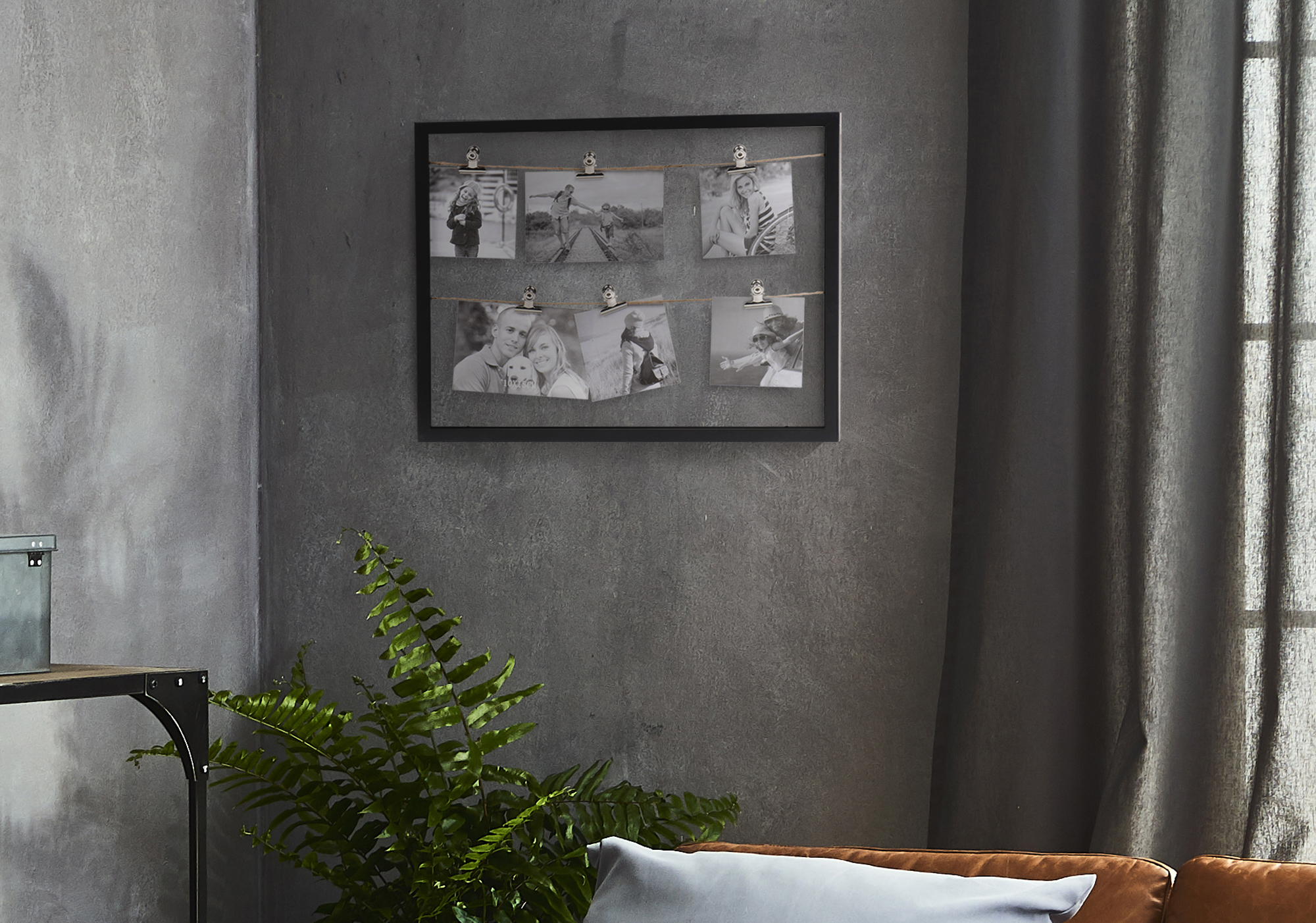 Moldura multifotos CLIPS 45X35CM PRETO - 3