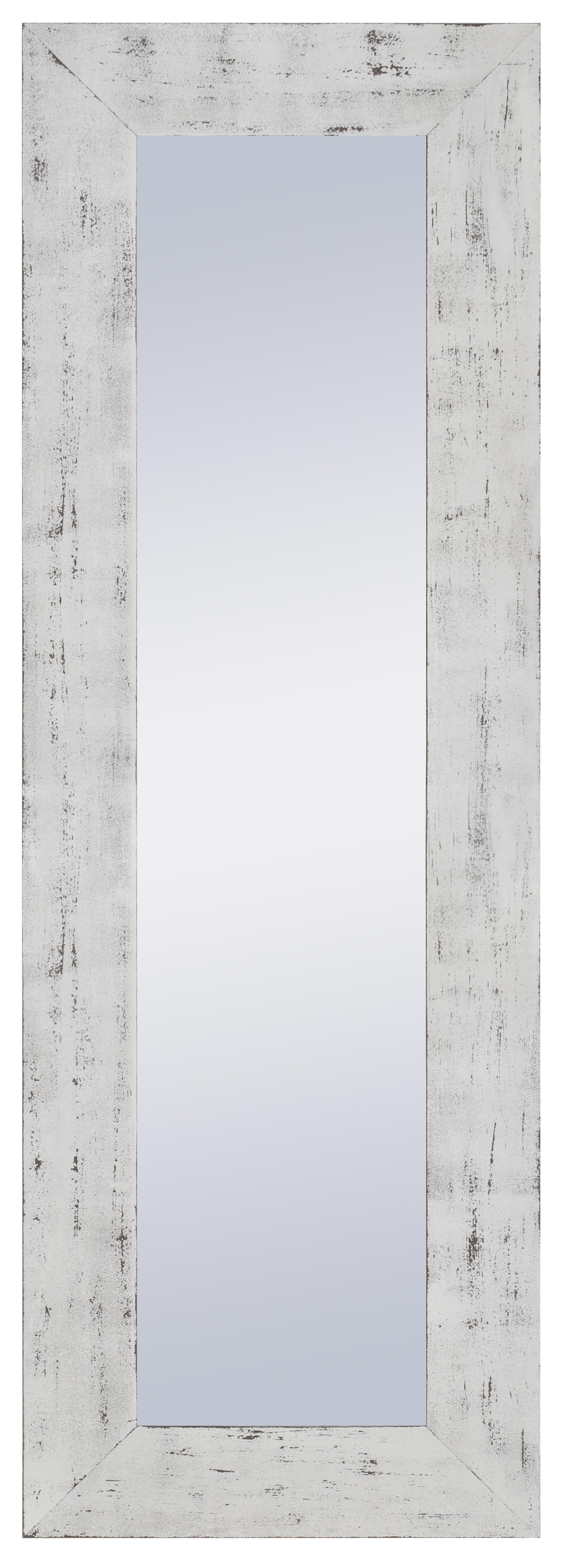 Gad Gonzalez Arte Y Decoración  Espejo Enmarcado De Pared O Suelo Rectangular Big Rustic Mdf Mate De 70 X 190 Cm Blanco , Leroy Merlin