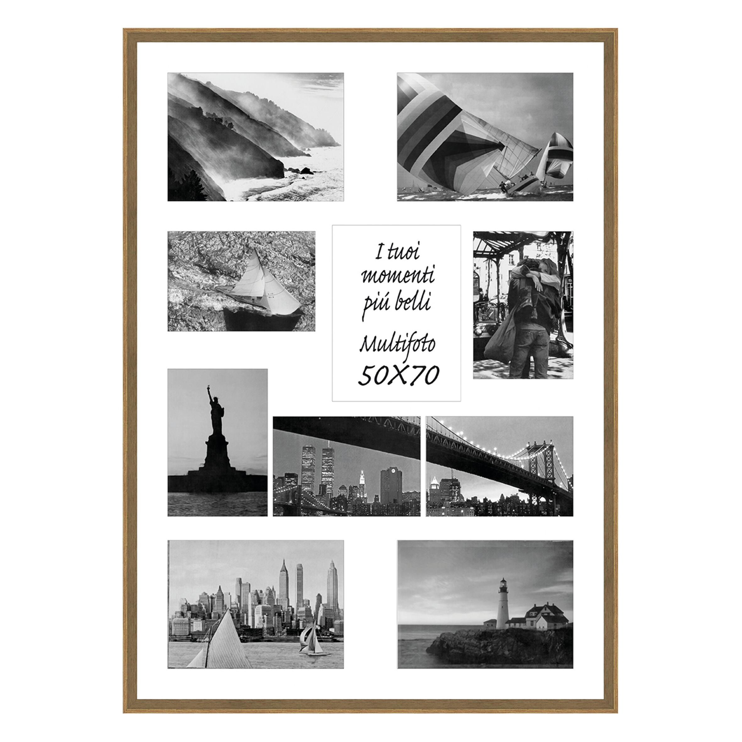 Cornice Portafoto Monza In Rovere Sonoma (decoro), 30 X 30 Cm - Foto 2