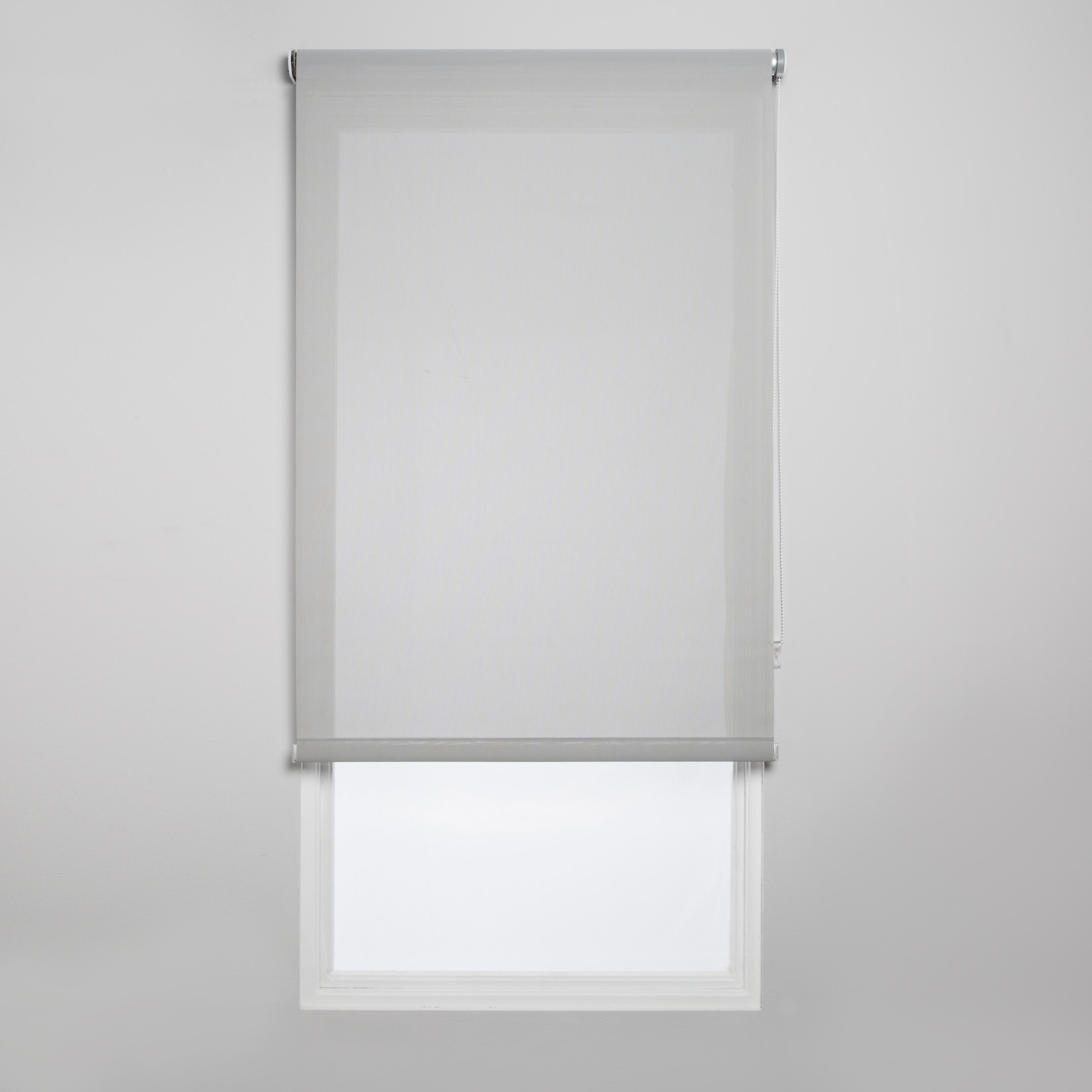 Estor enrollable screen 5% térmico con cadena Industry pvc liso gris claro de 135x250cm - 6