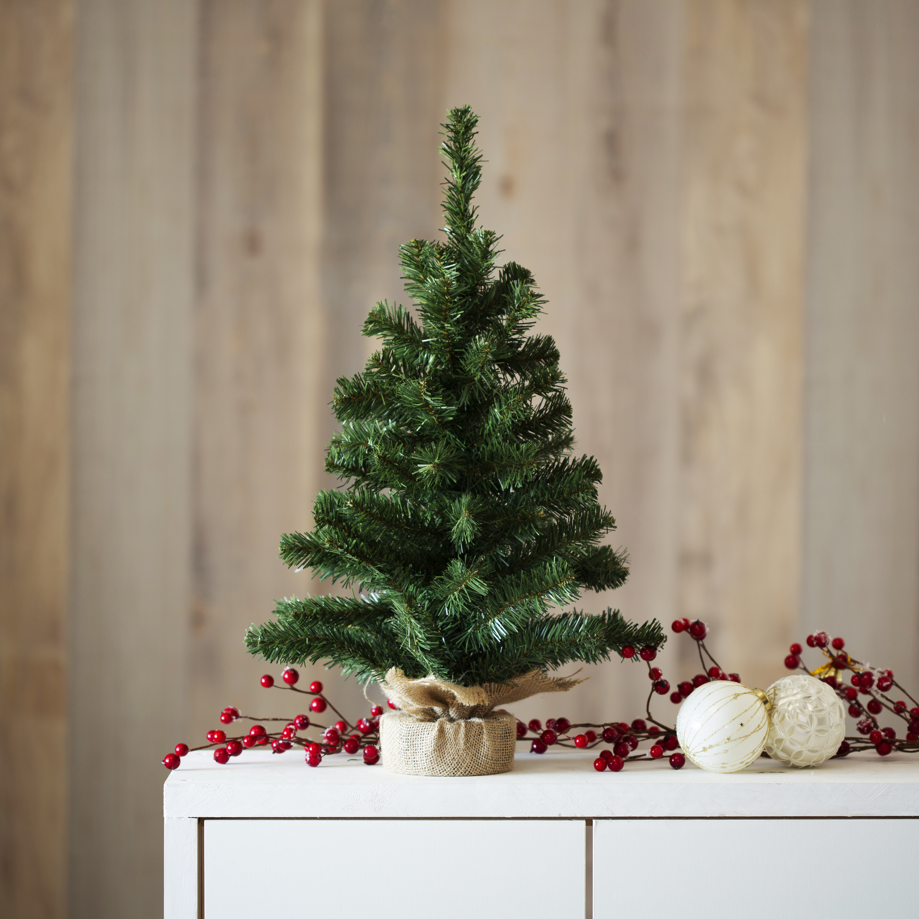 Mini árbol de Navidad yute 60 cm | Leroy Merlin
